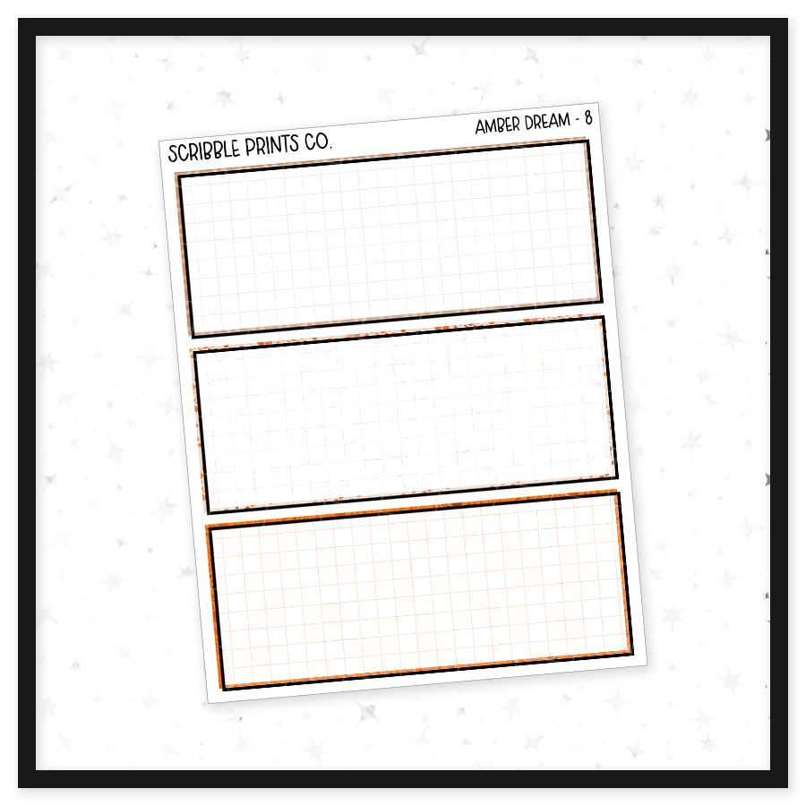 Amber Dream // Matte Journal Sticker Collection