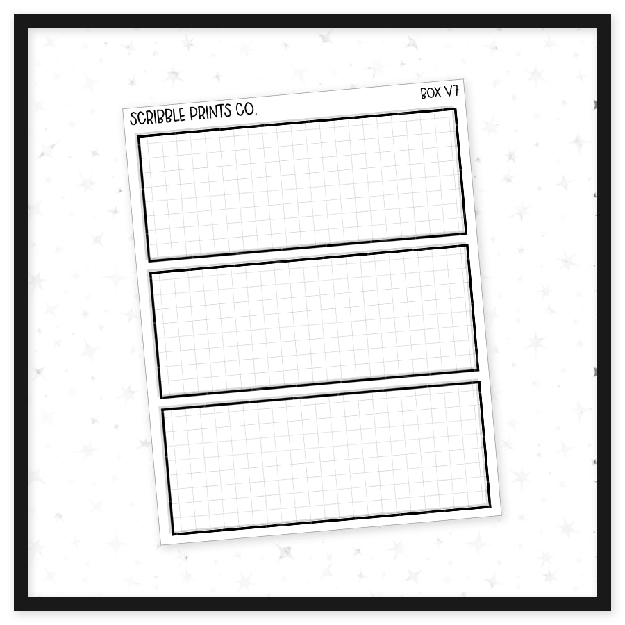 Box V7 // Matte Reading Journal Stickers