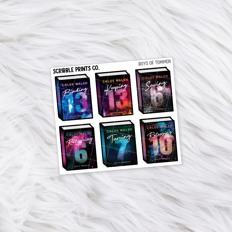 Book Covers - Series // Matte Journal Stickers