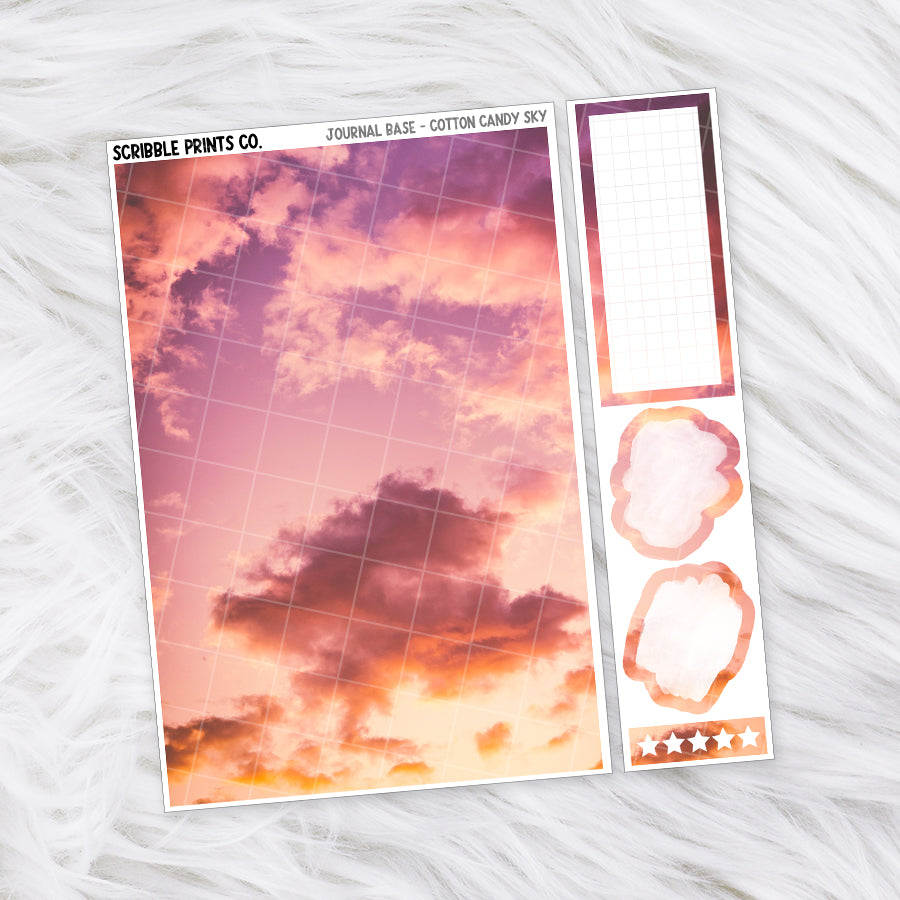 Journaling Base - 60+ Pattern Options! // Matte Stickers