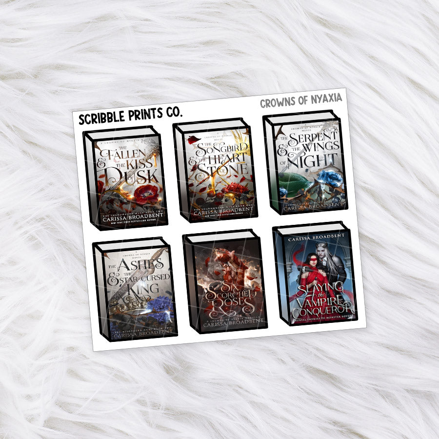Book Covers - Series // Matte Journal Stickers