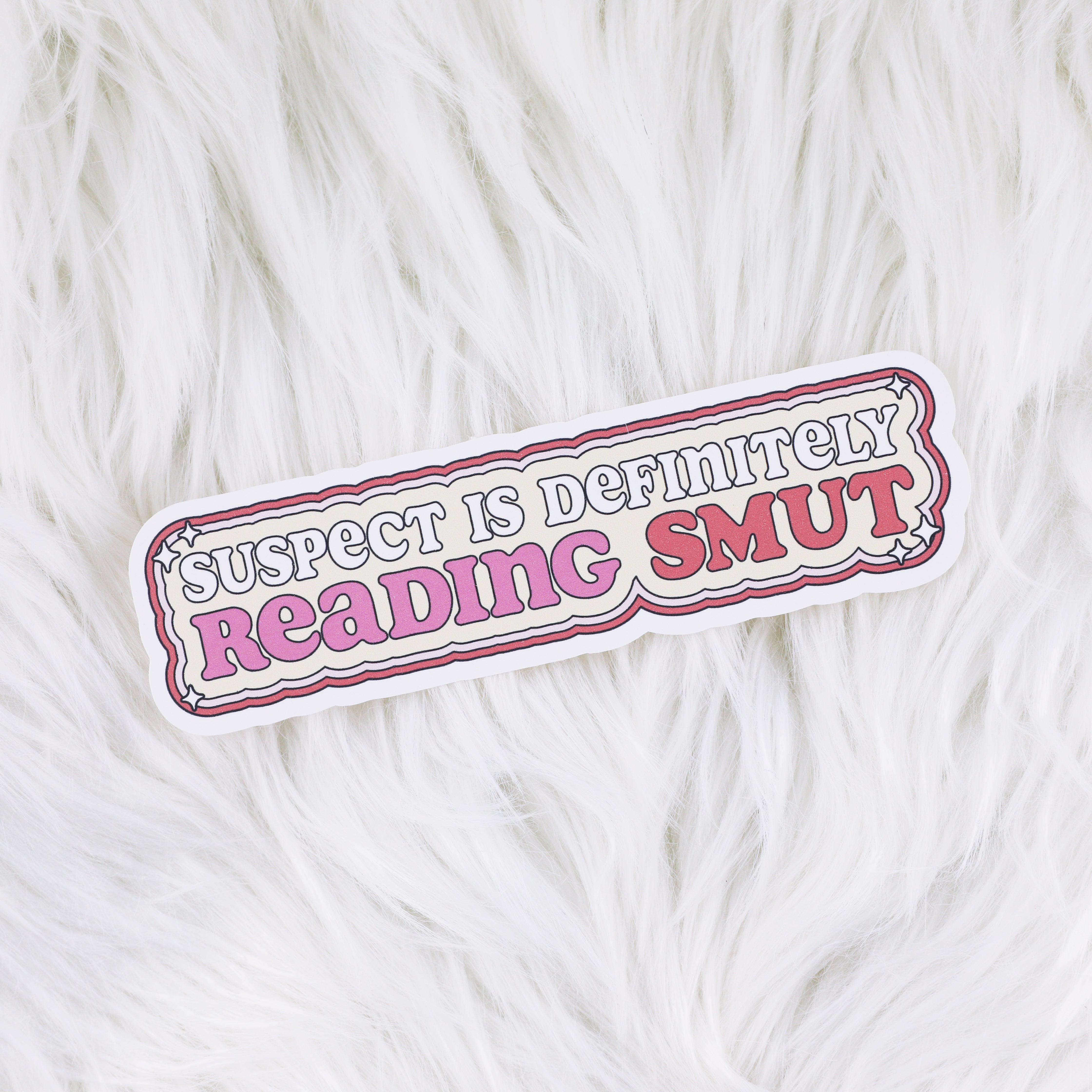 Suspect Is.. // Large Matte Deco Sticker for Journals