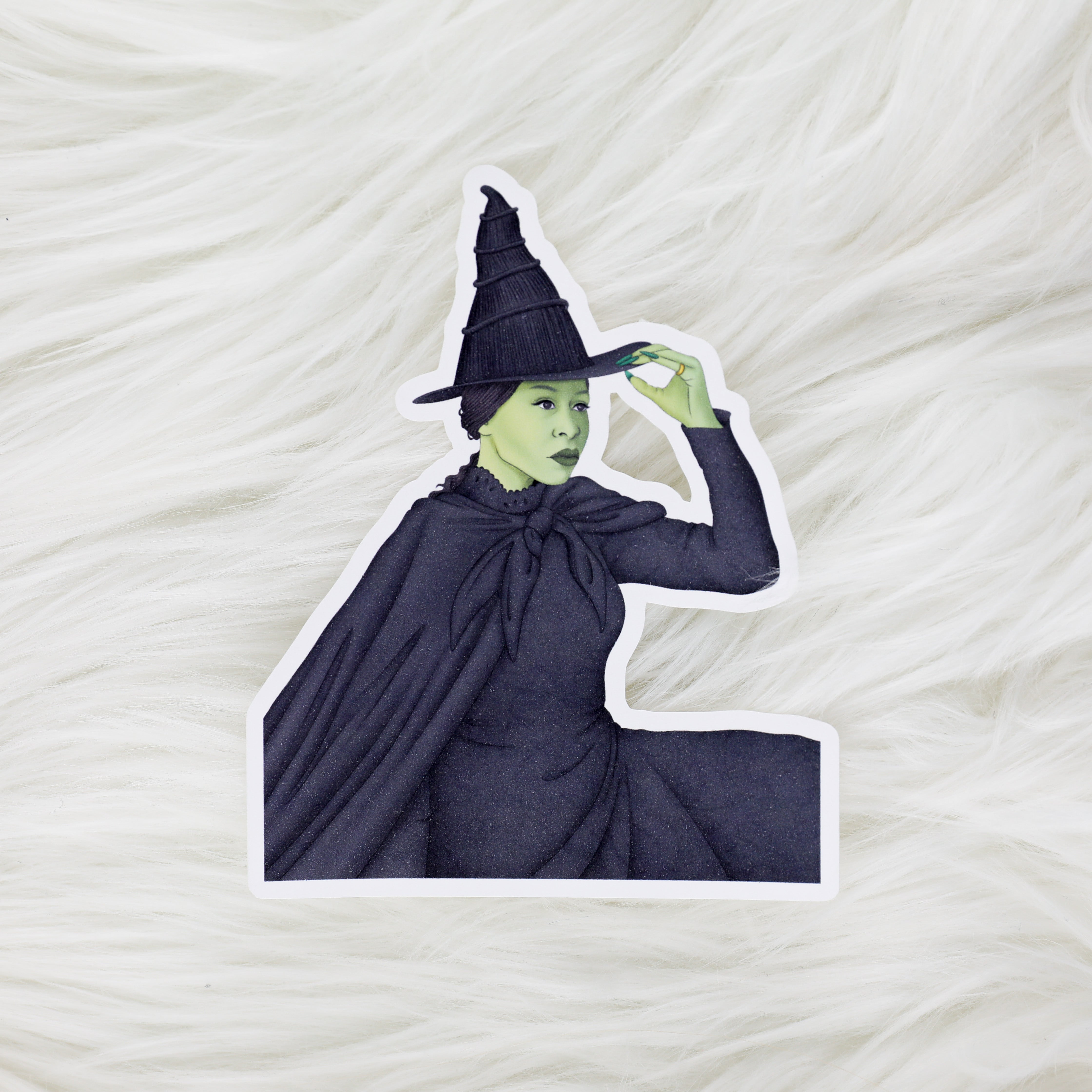 Elphaba // Large Matte Deco Sticker for Journals