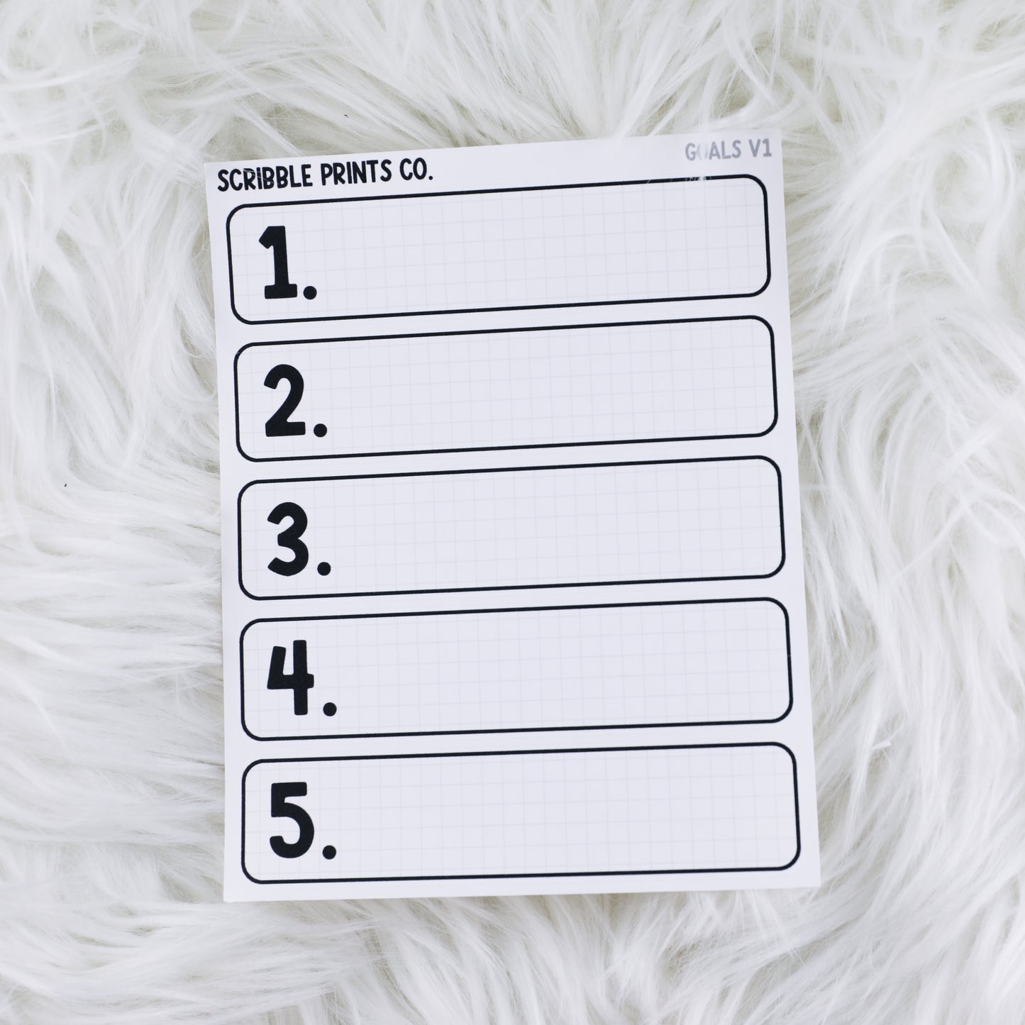 Goals V1 // Matte Journal Stickers