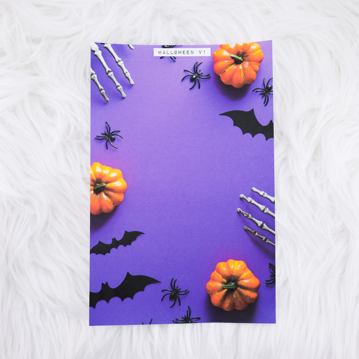Halloween V1 Journal Background | A5 Matte Sticker Sheet