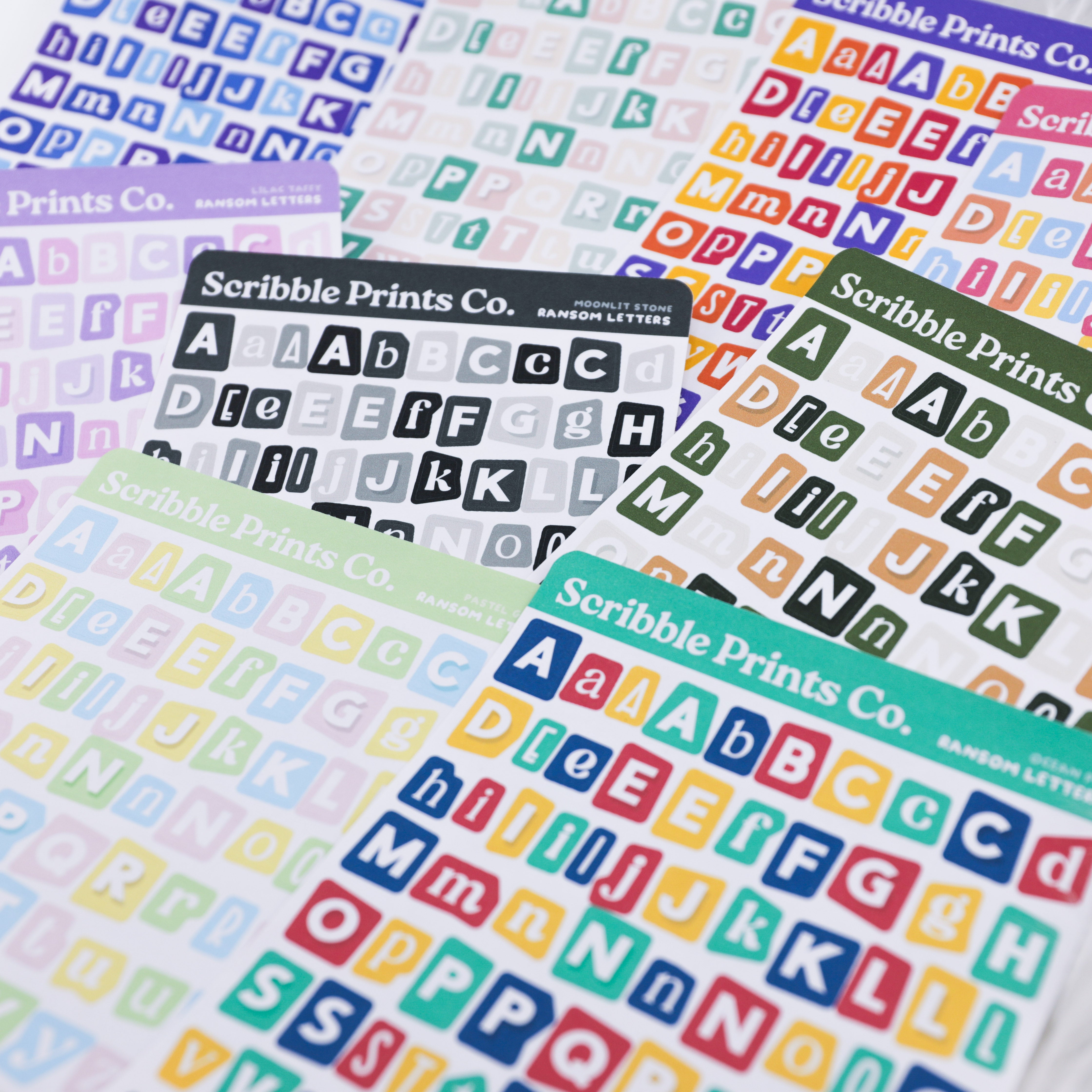 Ransom Letters // Matte Journal Stickers
