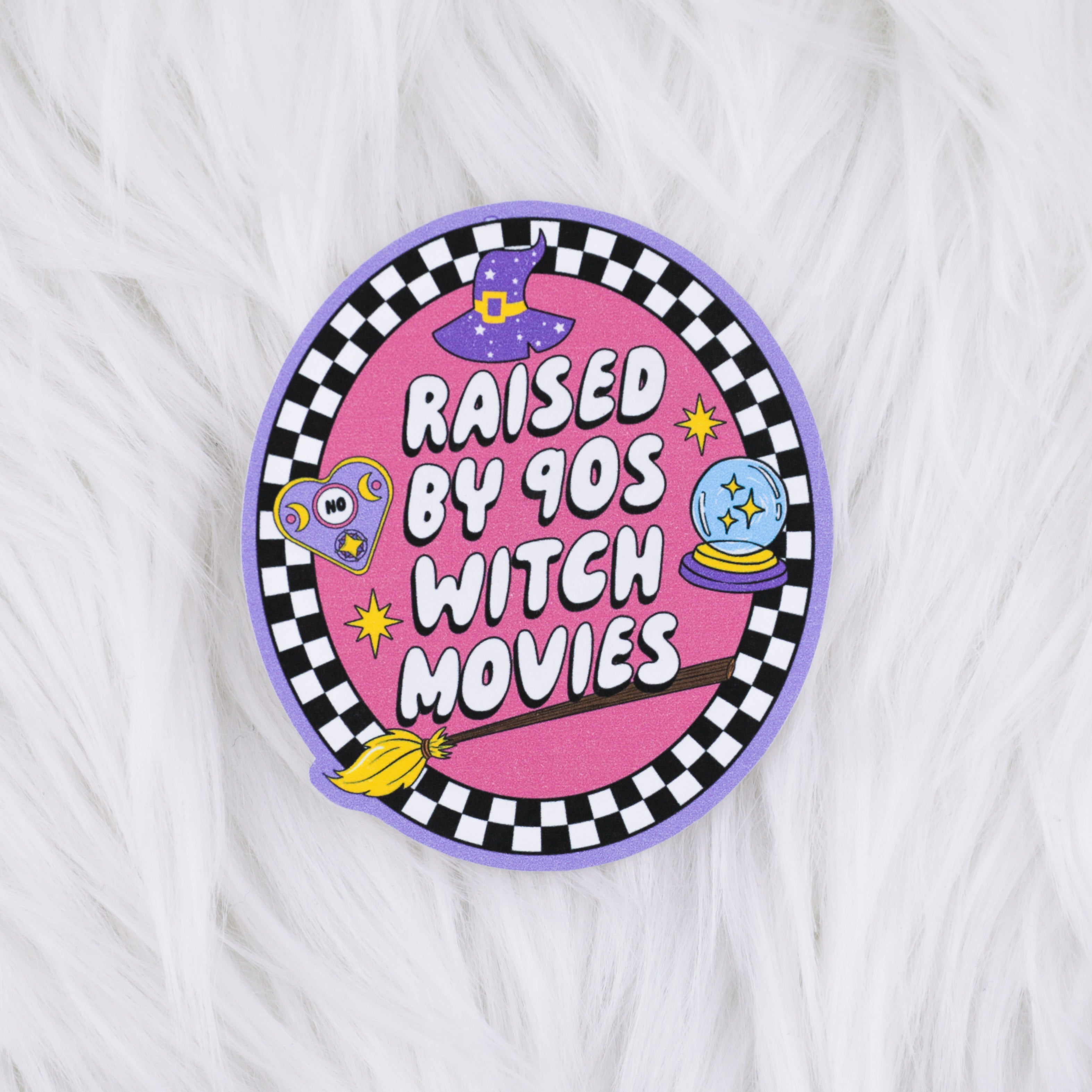 90's Witch Movies Matte Journaling Sticker