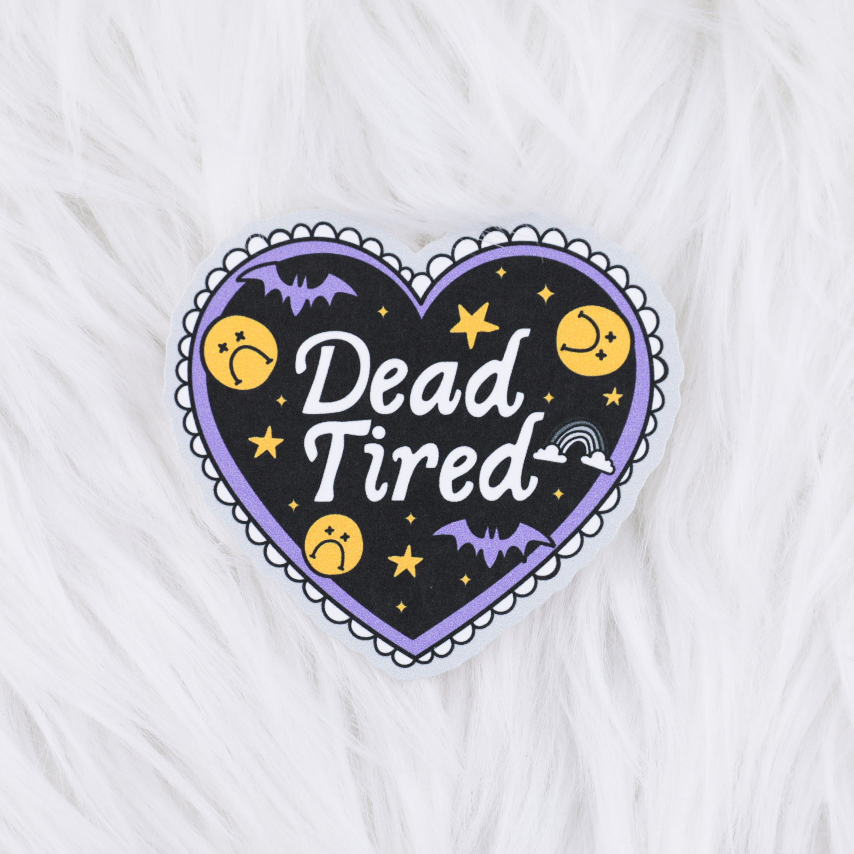 Dead Tired Matte Journaling Sticker