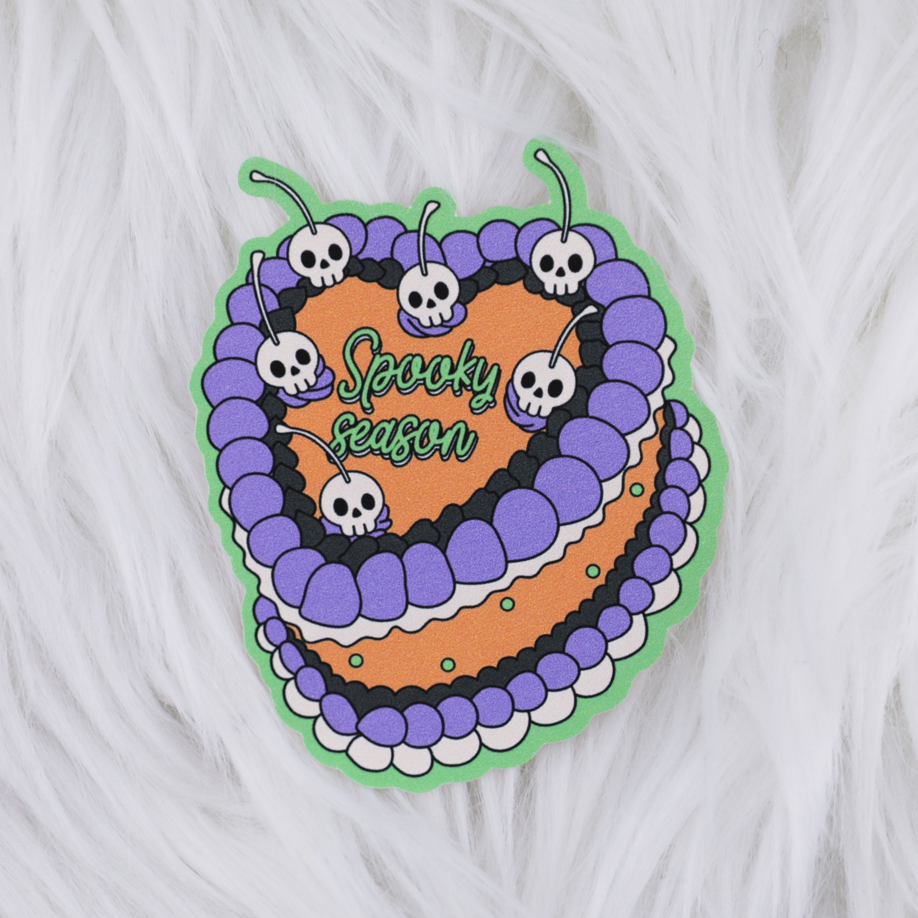 Spooky Season Cake Matte Journaling Sticker