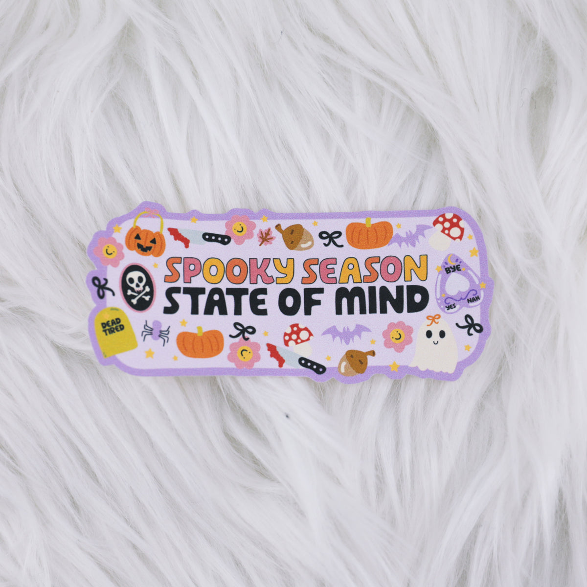 Spooky State of Mind Matte Journaling Sticker