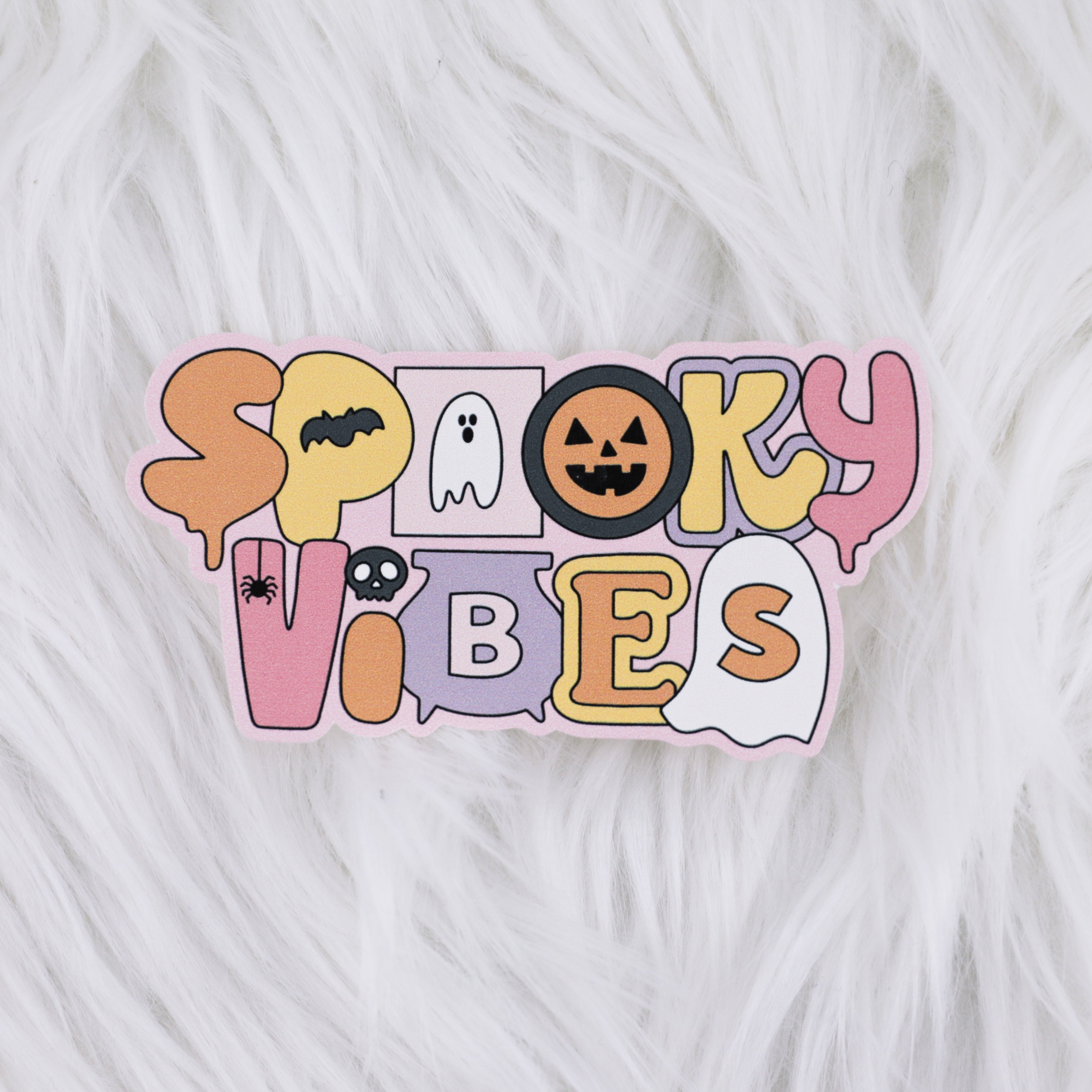 Spooky Vibes Matte Journaling Sticker