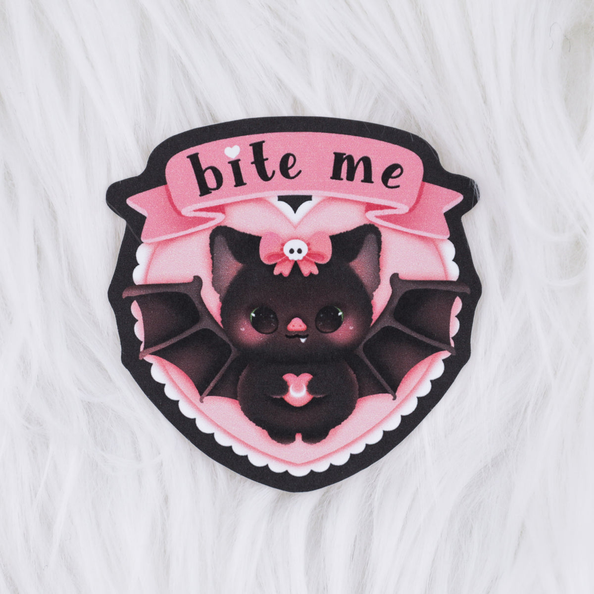 Bite Me Matte Journaling Sticker
