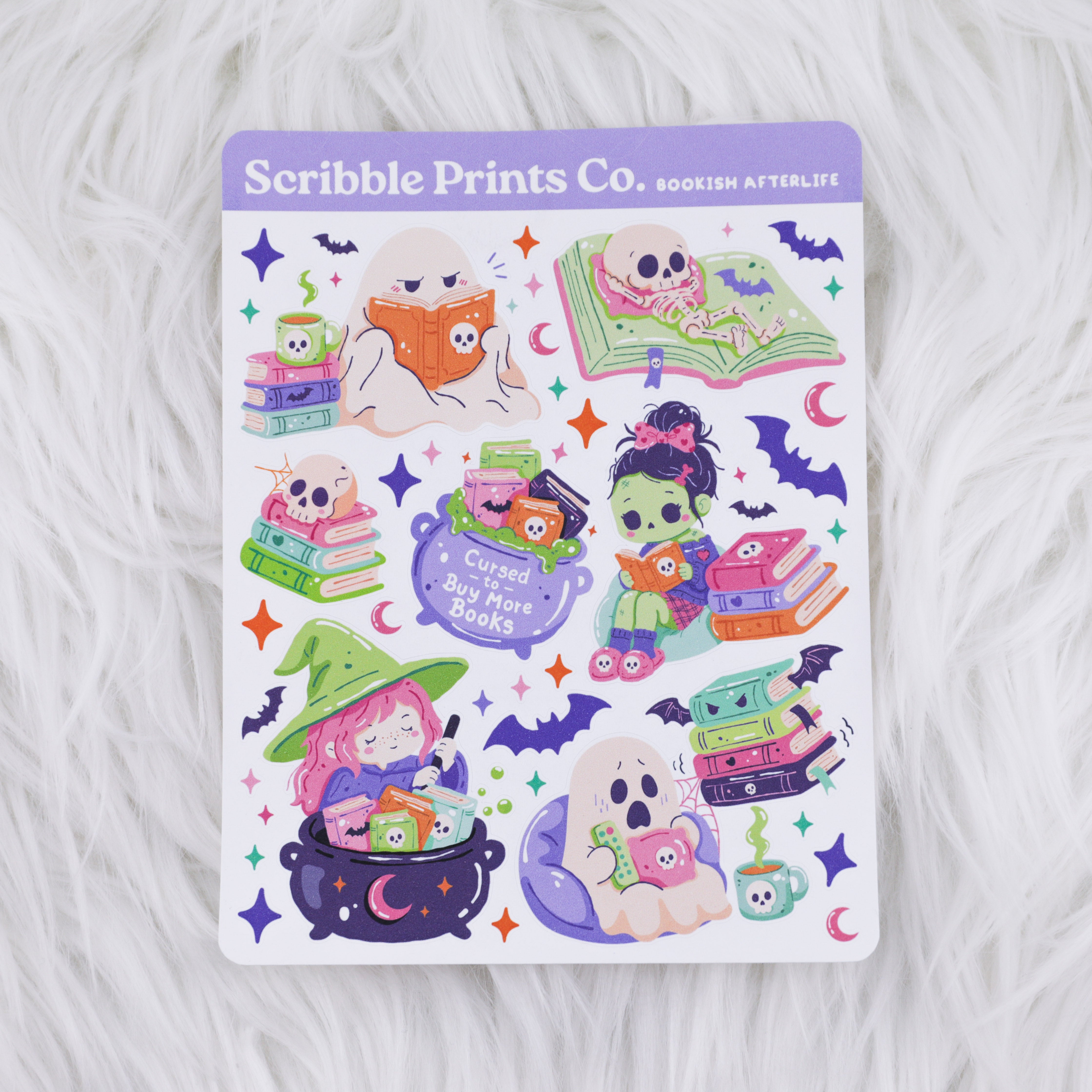 Bookish Afterlife Deco Sticker Sheet
