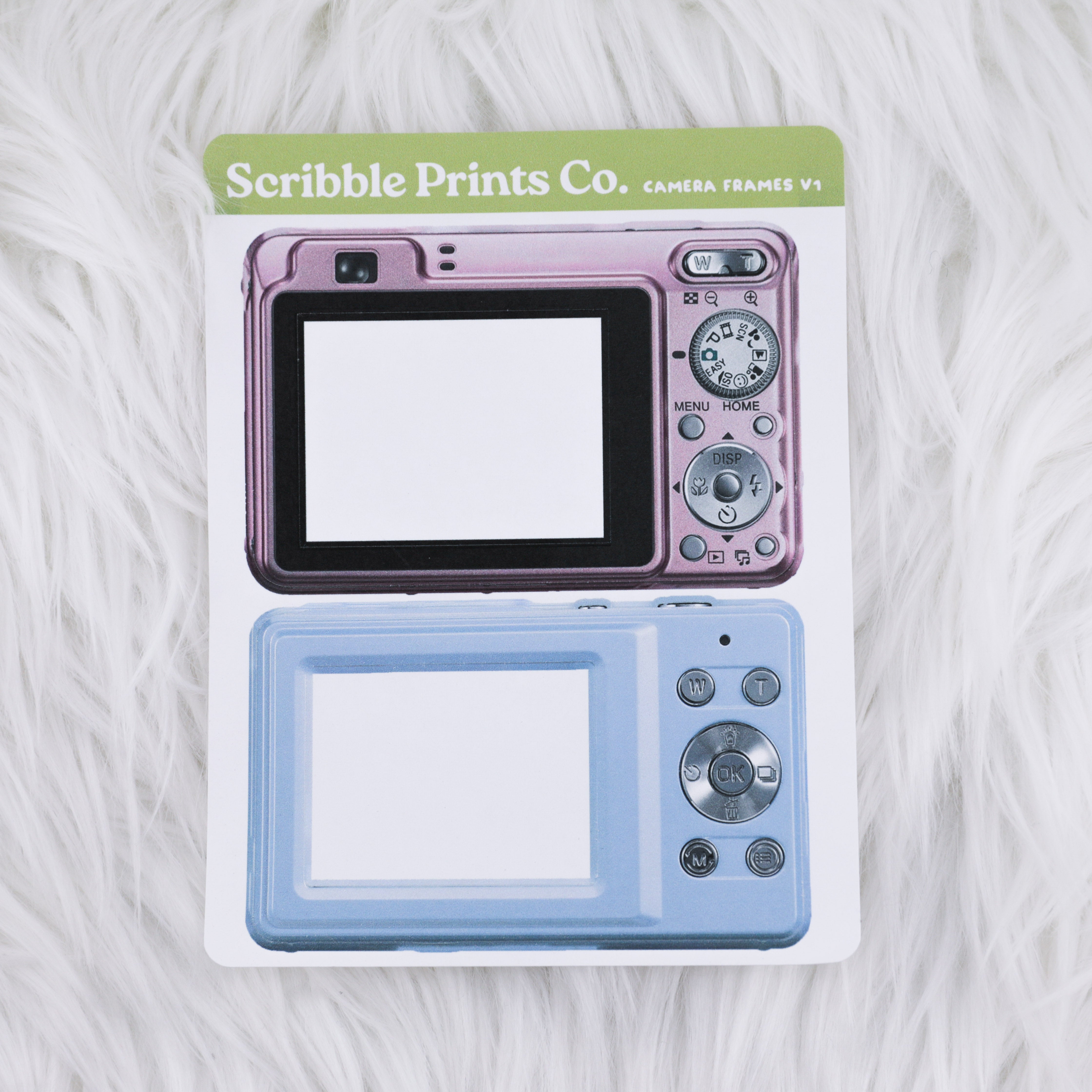 Camera Frames V1 Deco Sticker Sheet