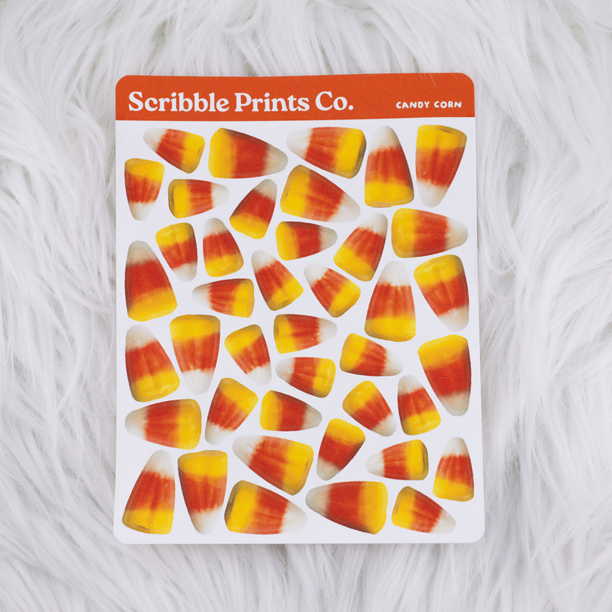 Candy Corn Deco Sticker Sheet