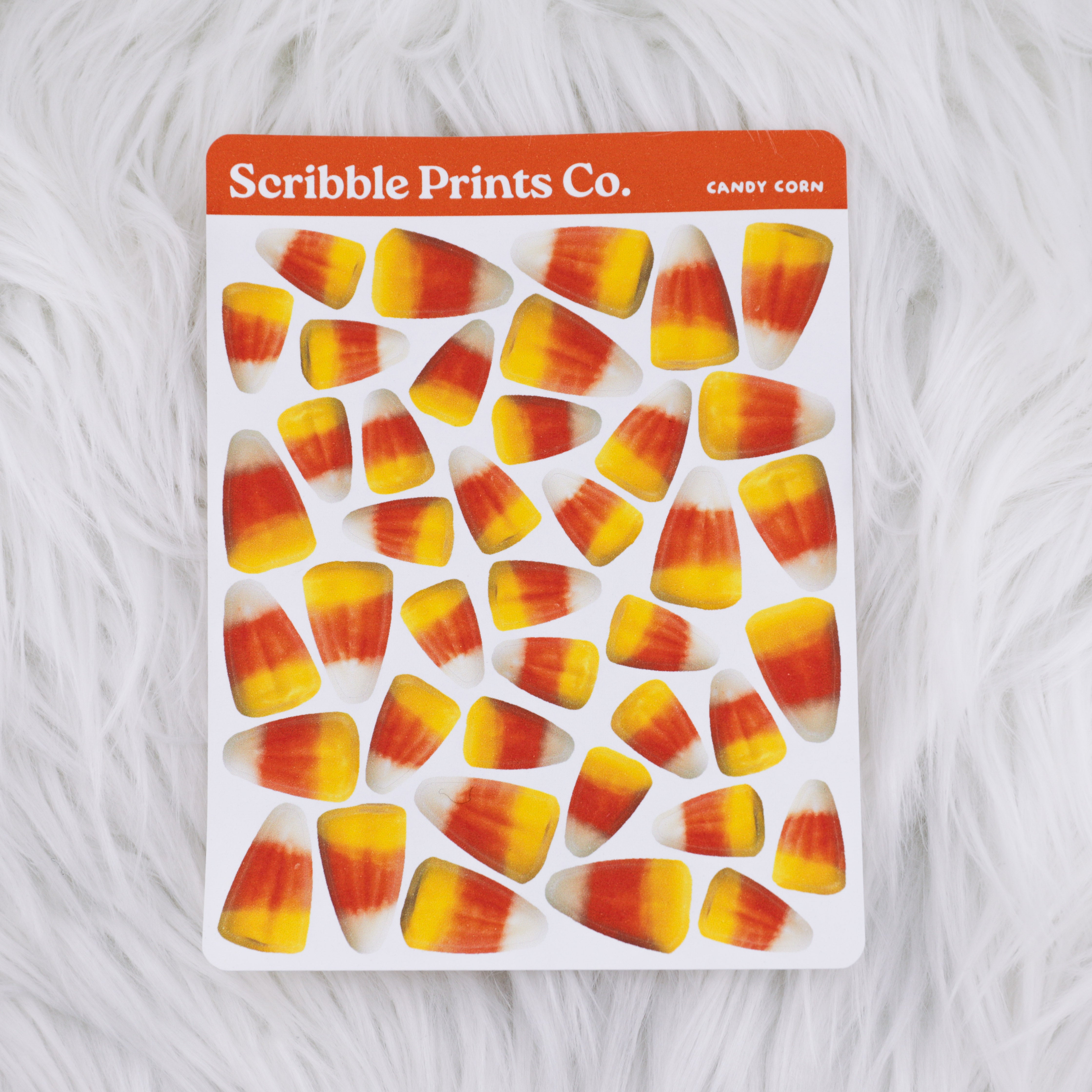 Candy Corn Deco Sticker Sheet