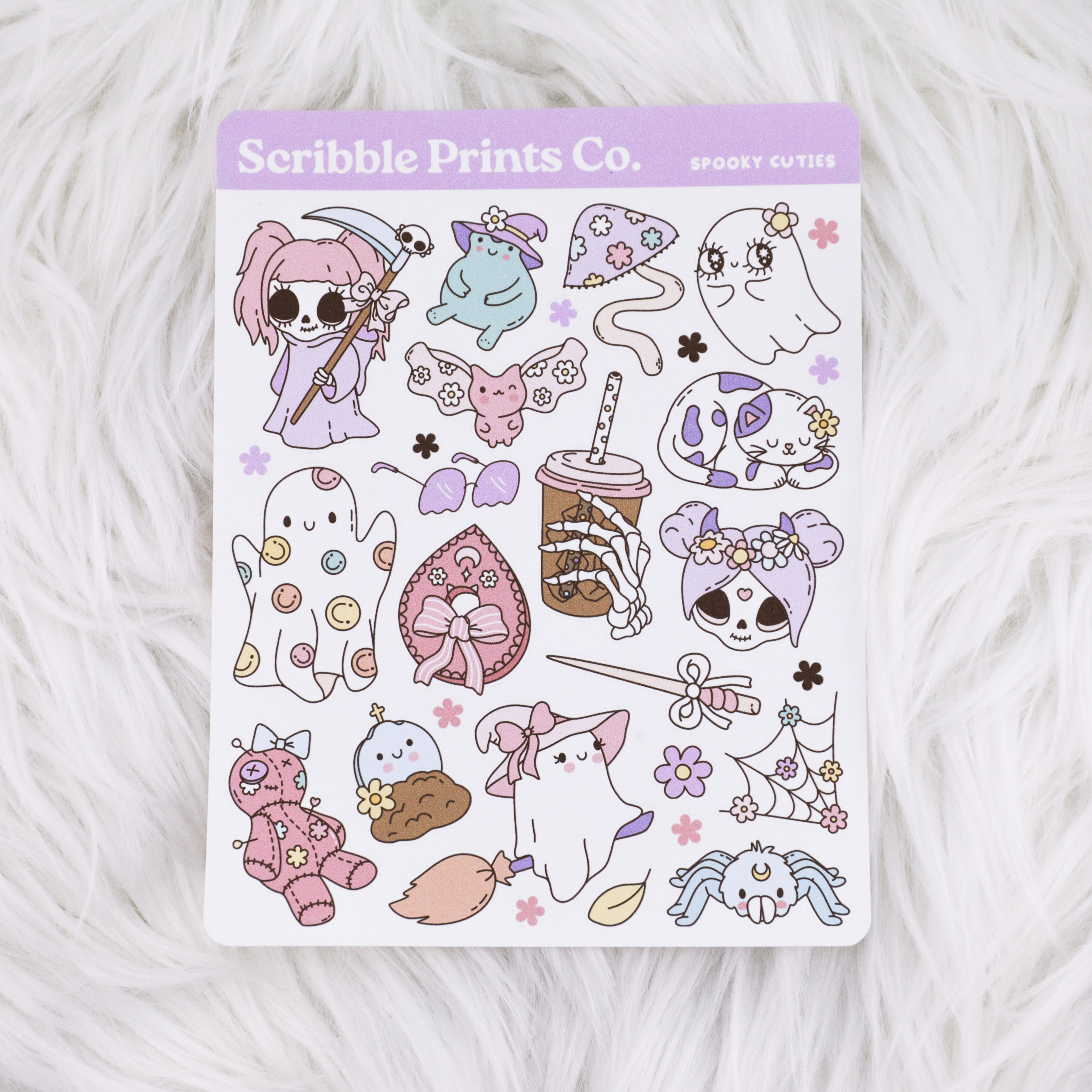 Spooky Cuties Deco Sticker Sheet