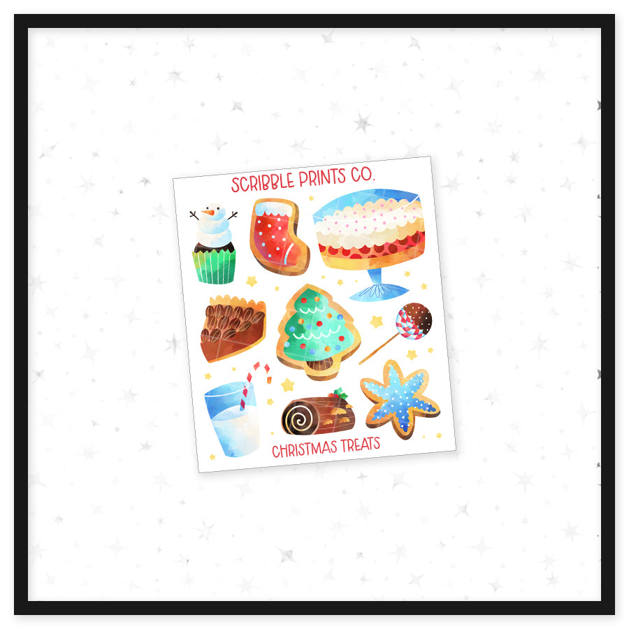 Christmas Treats - Deco // Matte Journal Stickers