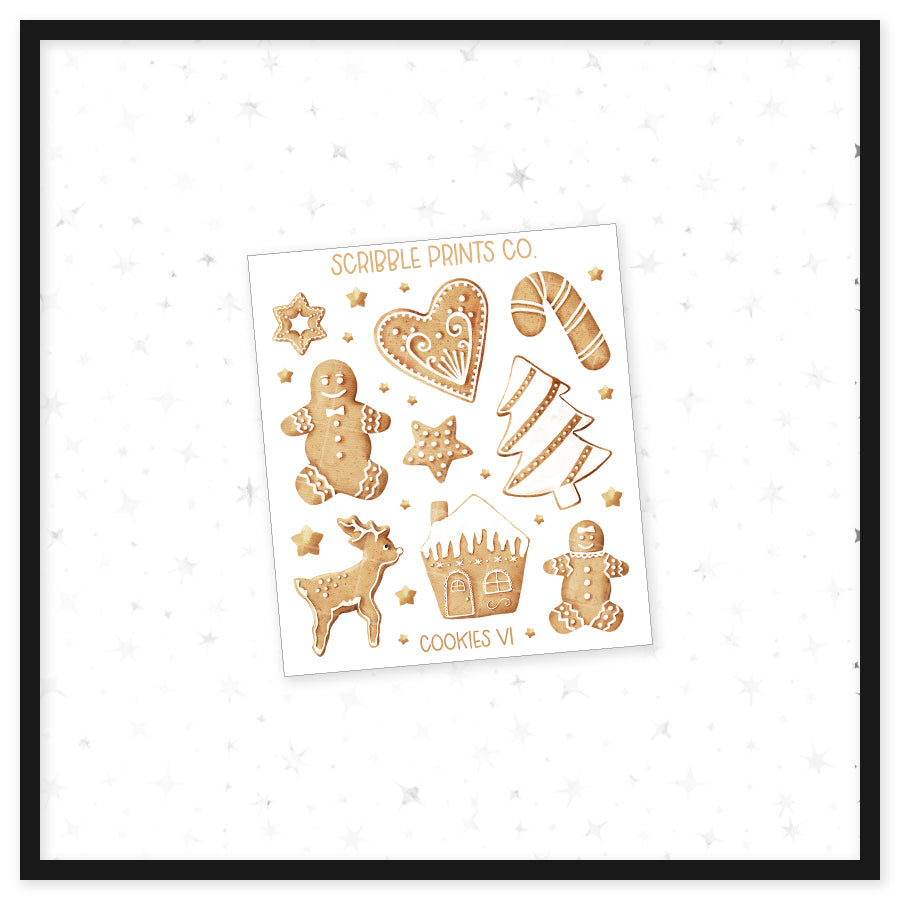 Cookies V1 - Deco // Matte Journal Stickers
