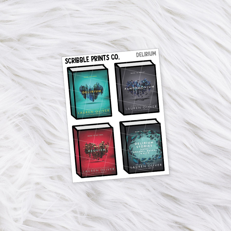 Book Covers - Series // Matte Journal Stickers