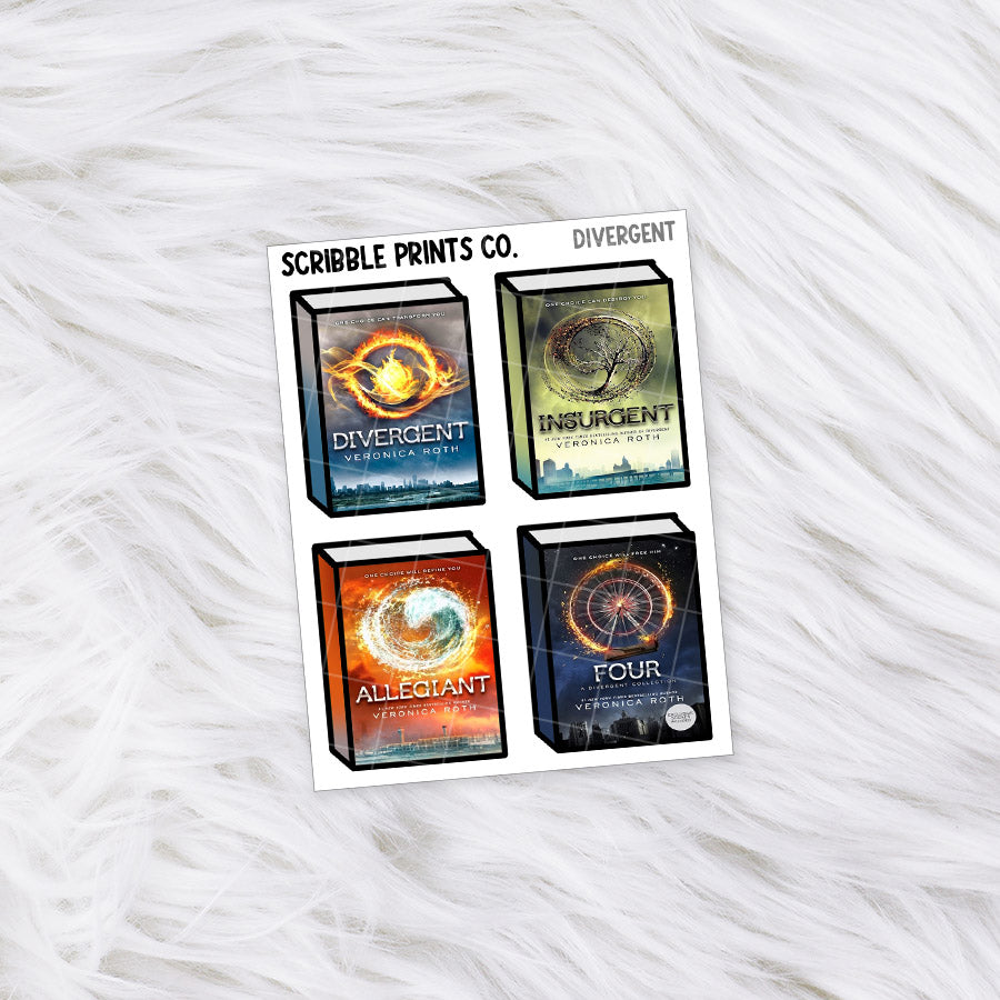 Book Covers - Series // Matte Journal Stickers