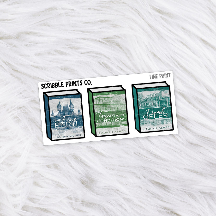 Book Covers - Series // Matte Journal Stickers