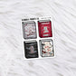 Book Covers - Series // Matte Journal Stickers