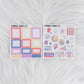 Coastal Life – Matte Hobonichi Cousin Weekly Sticker Kit