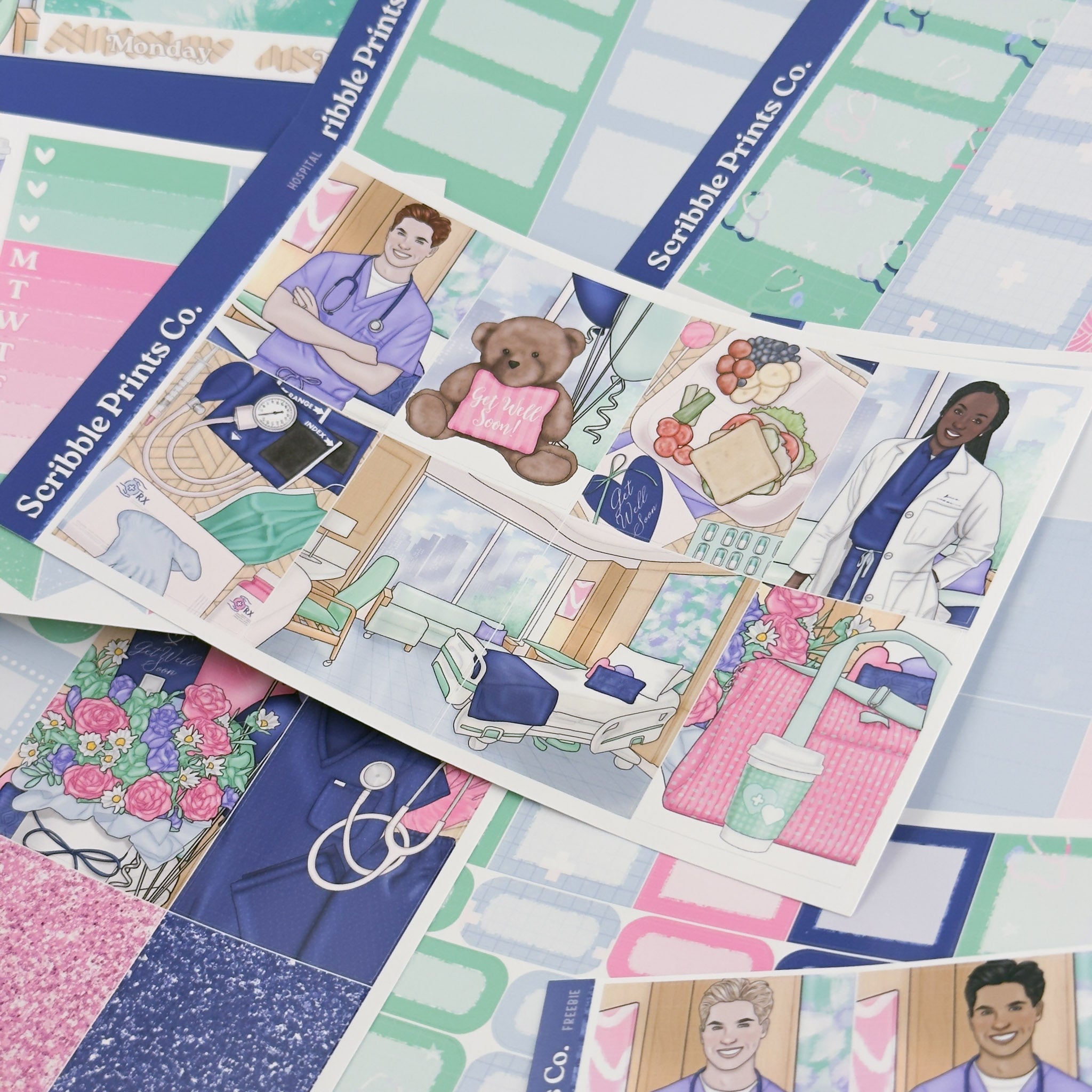 Hospital – Glossy Weekly Planner Kit