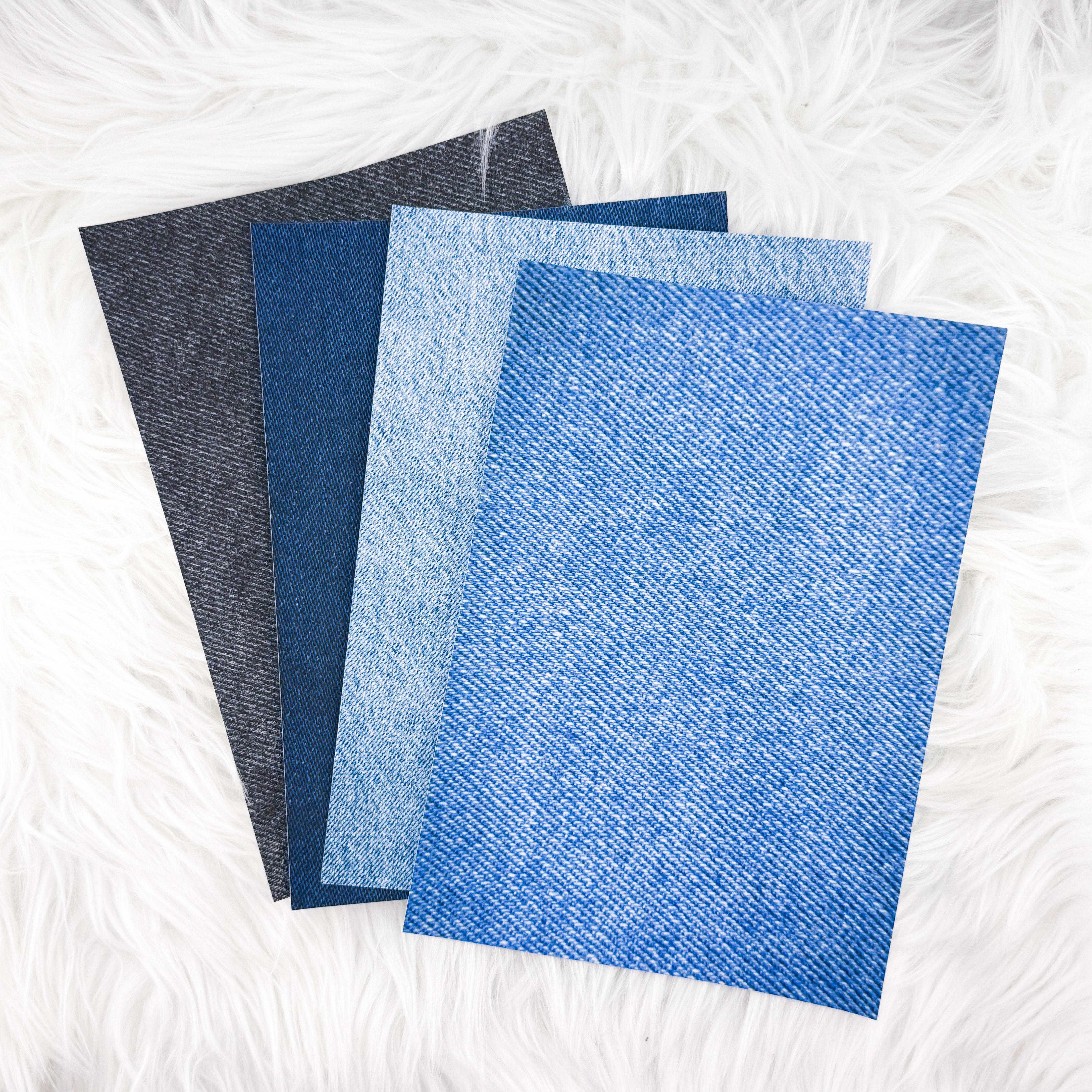 Denim - A5 Matte Sticker Paper (Set of 4)