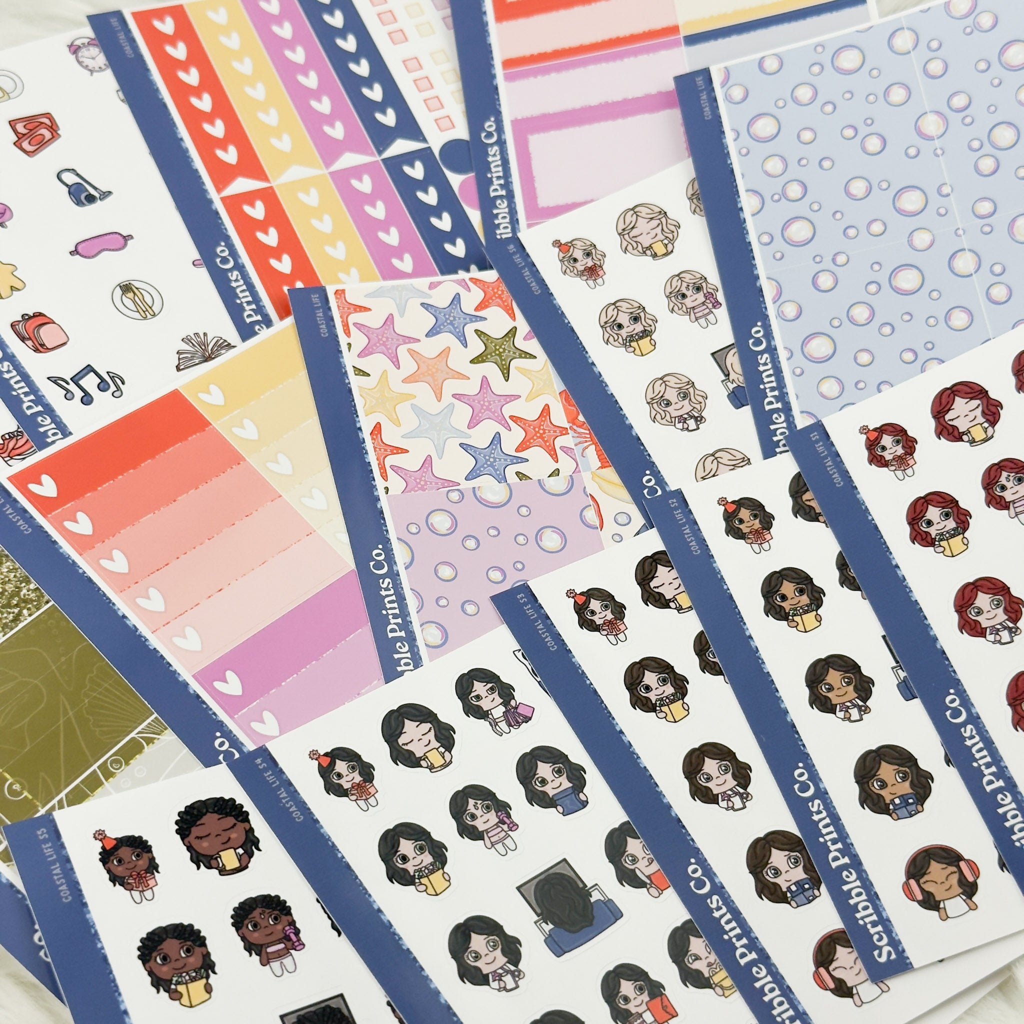 Coastal Life – Glossy Weekly Kit Add-Ons