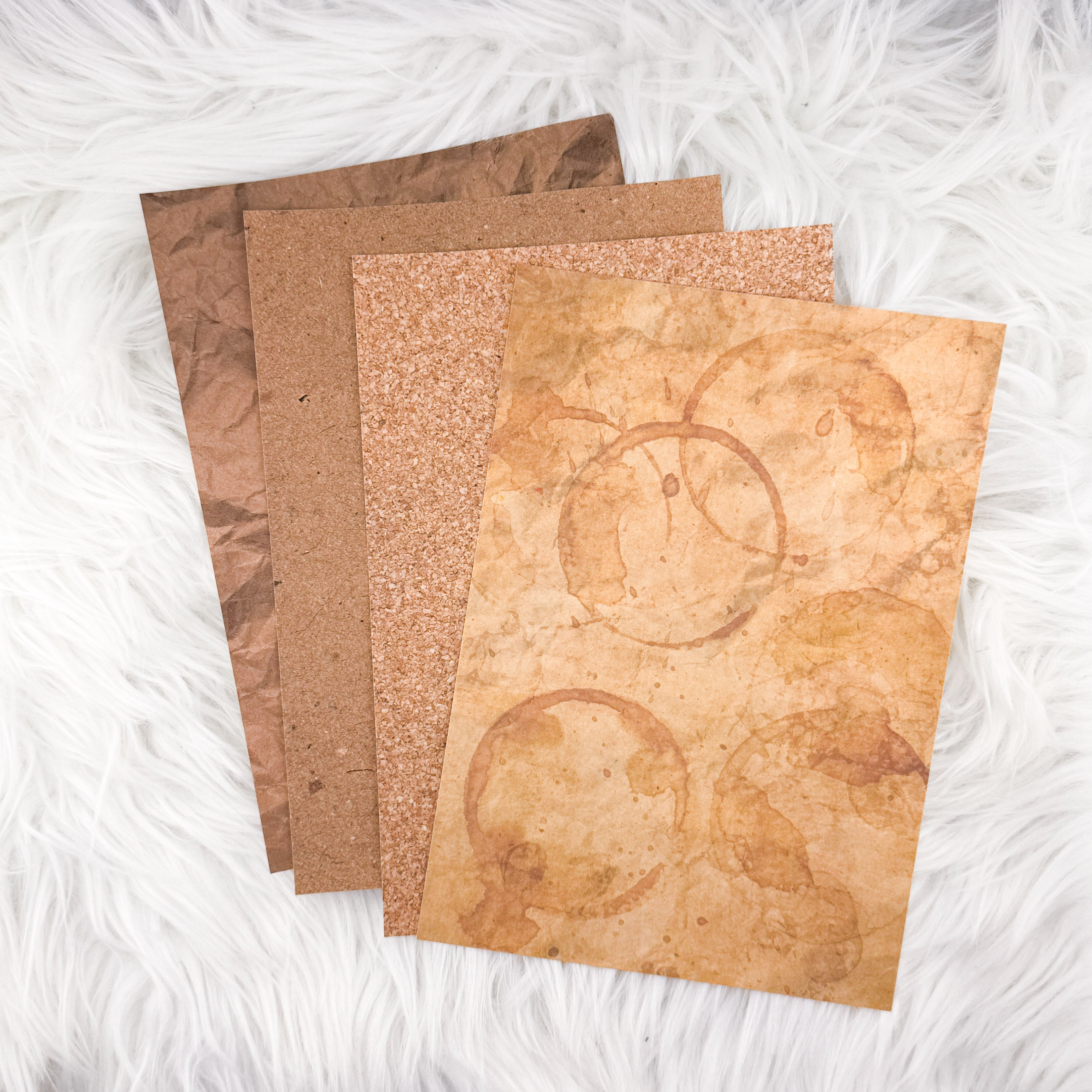 Natural Paper - A5 Matte Sticker Paper (Set of 4)