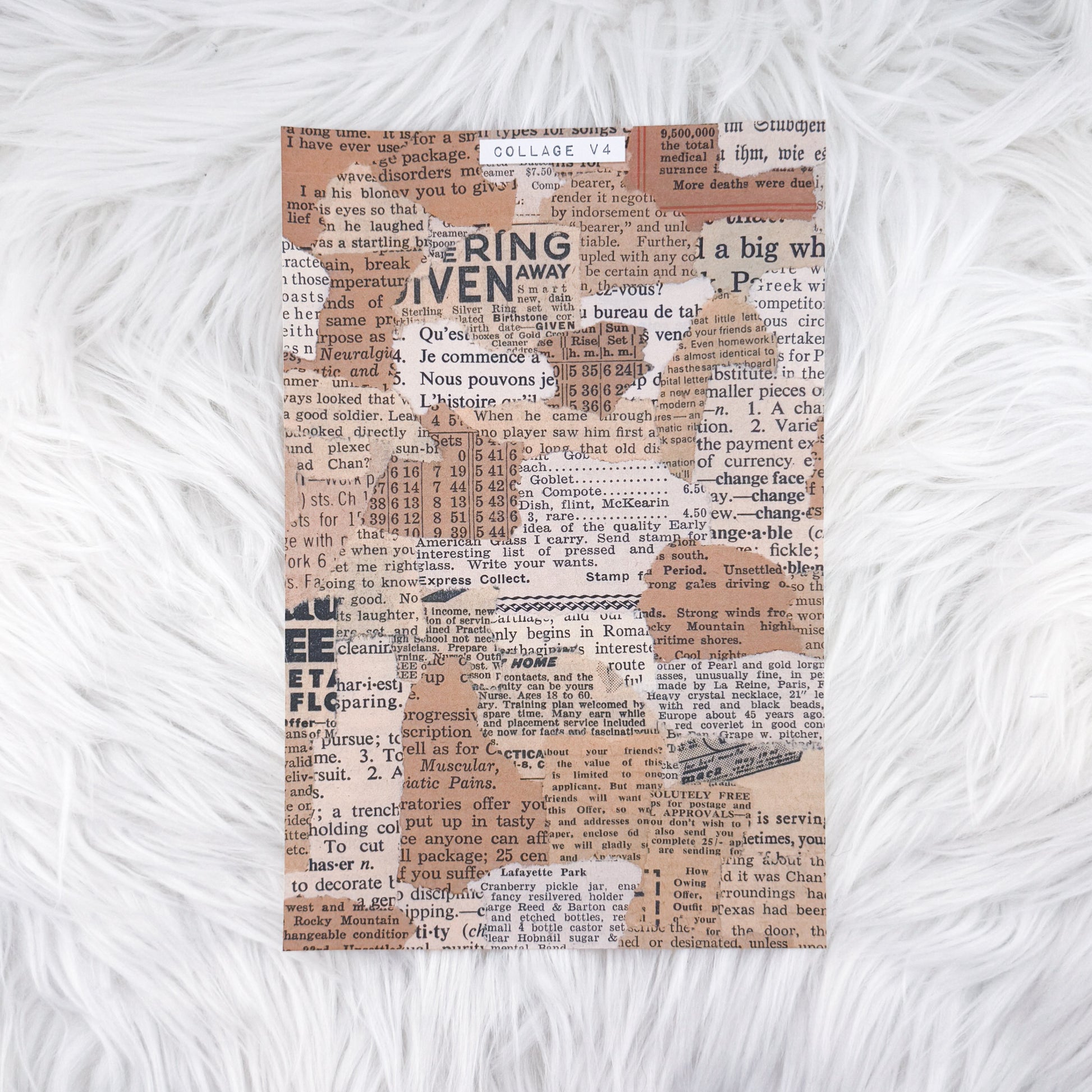 Collage V4 - A5 Matte Sticker Paper
