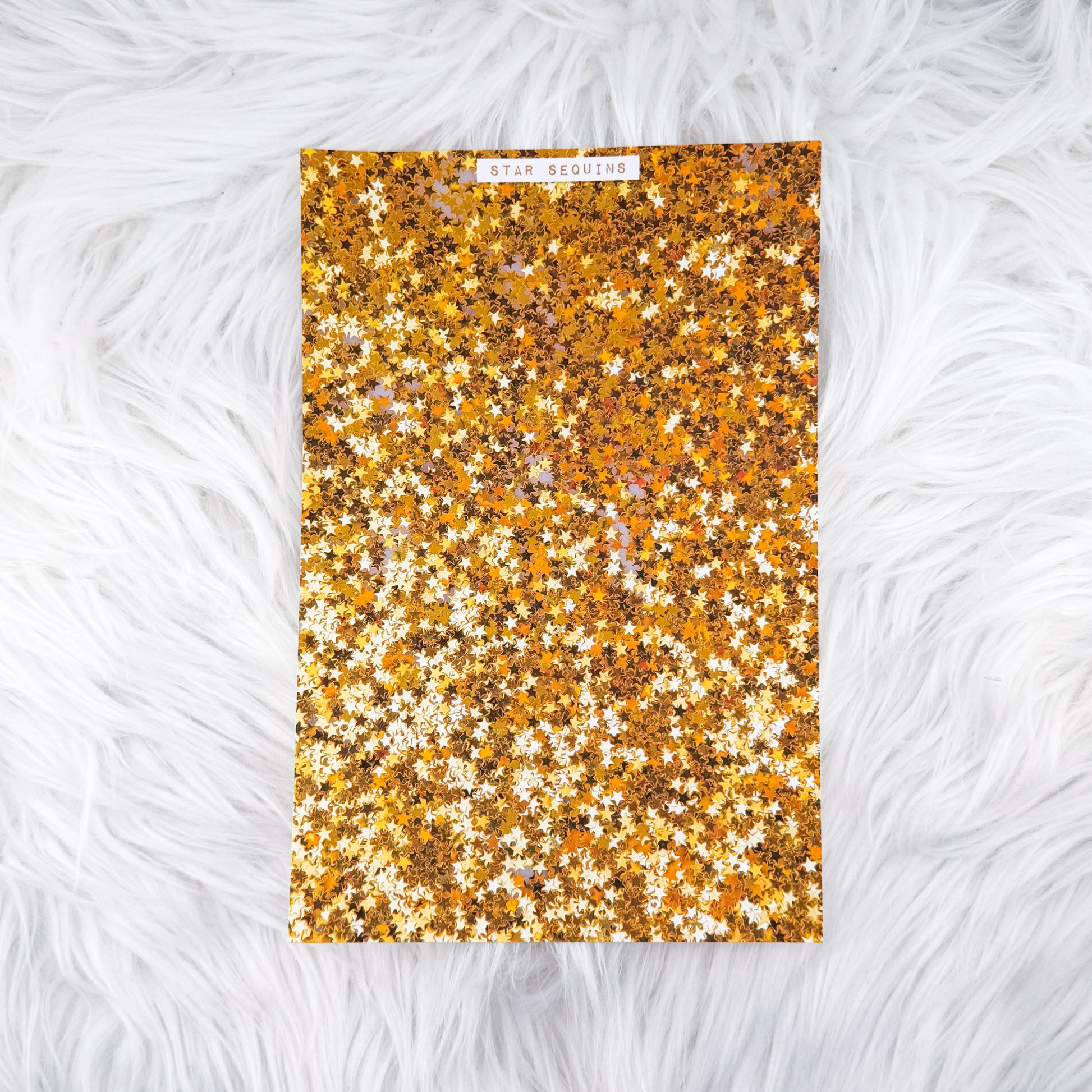 Star Sequins - A5 Matte Sticker Paper