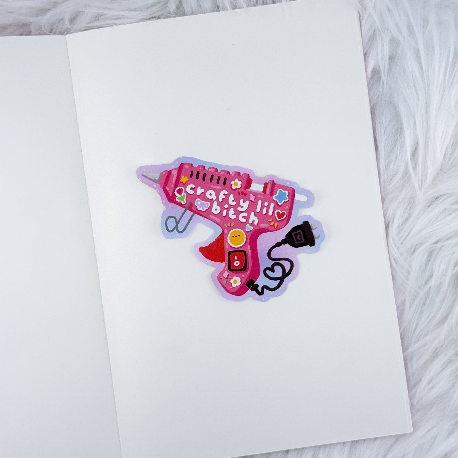 Crafty Lil – Journal Deco // Matte Sticker
