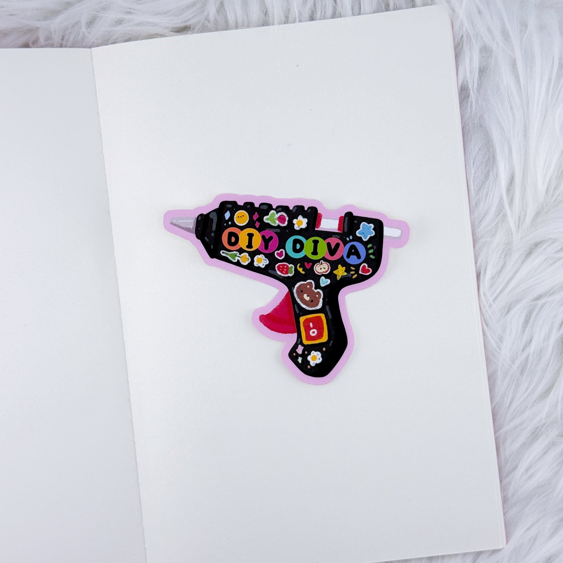 DIY Diva // Large Matte Deco Sticker for Journals