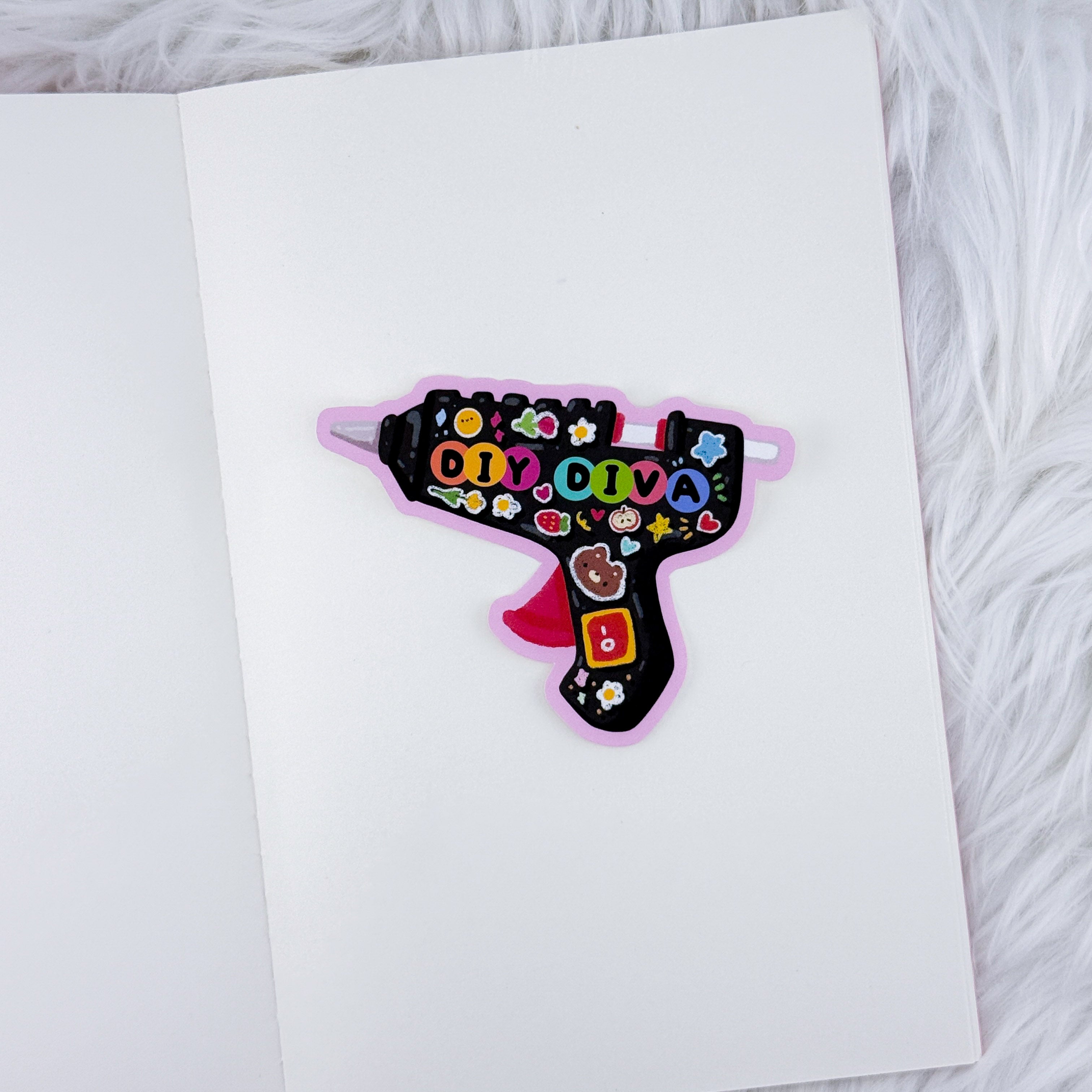 DIY Diva // Large Matte Deco Sticker for Journals