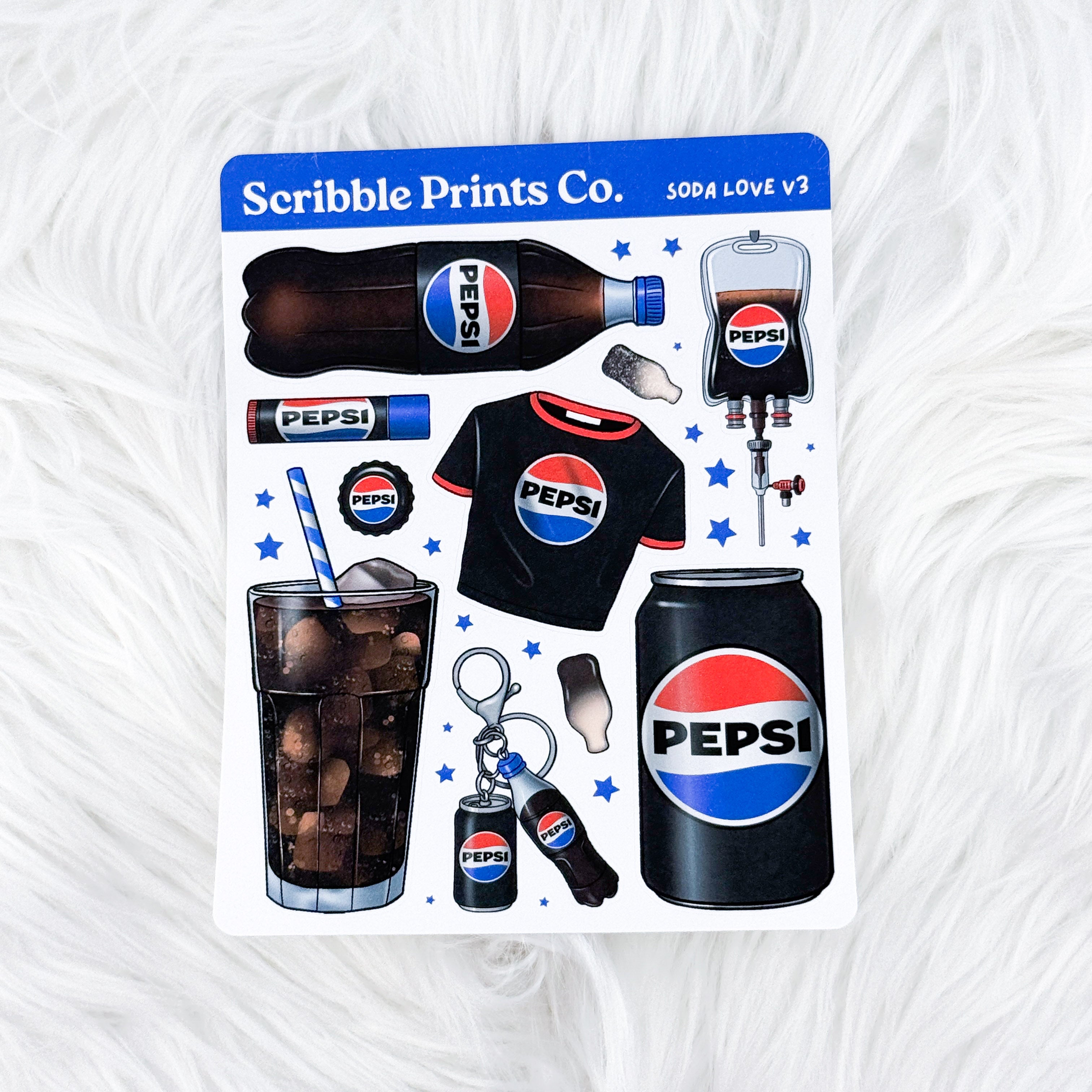 Soda Love V3 – Deco // Matte Journal Stickers