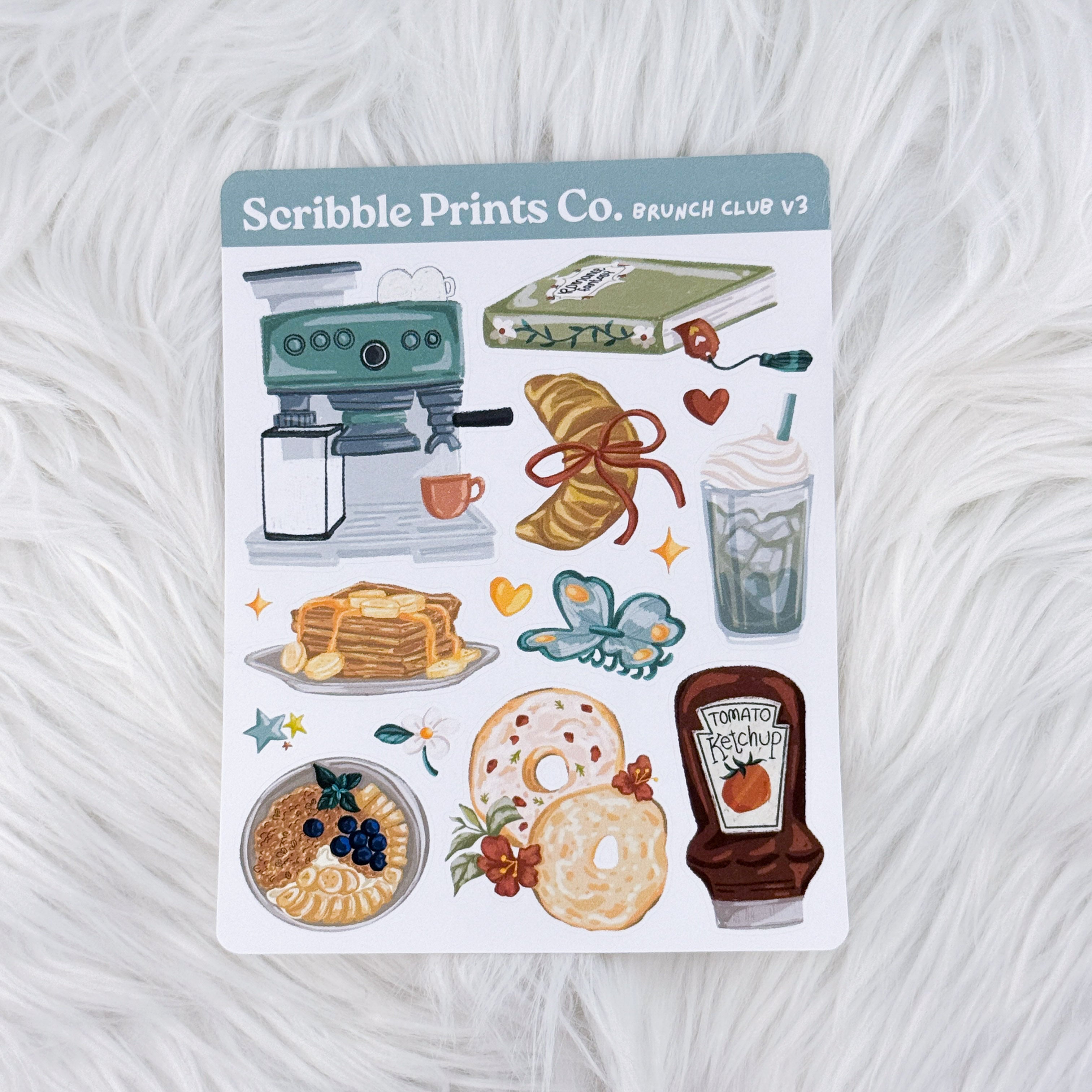 Brunch Club V3 – Deco // Matte Journal Stickers