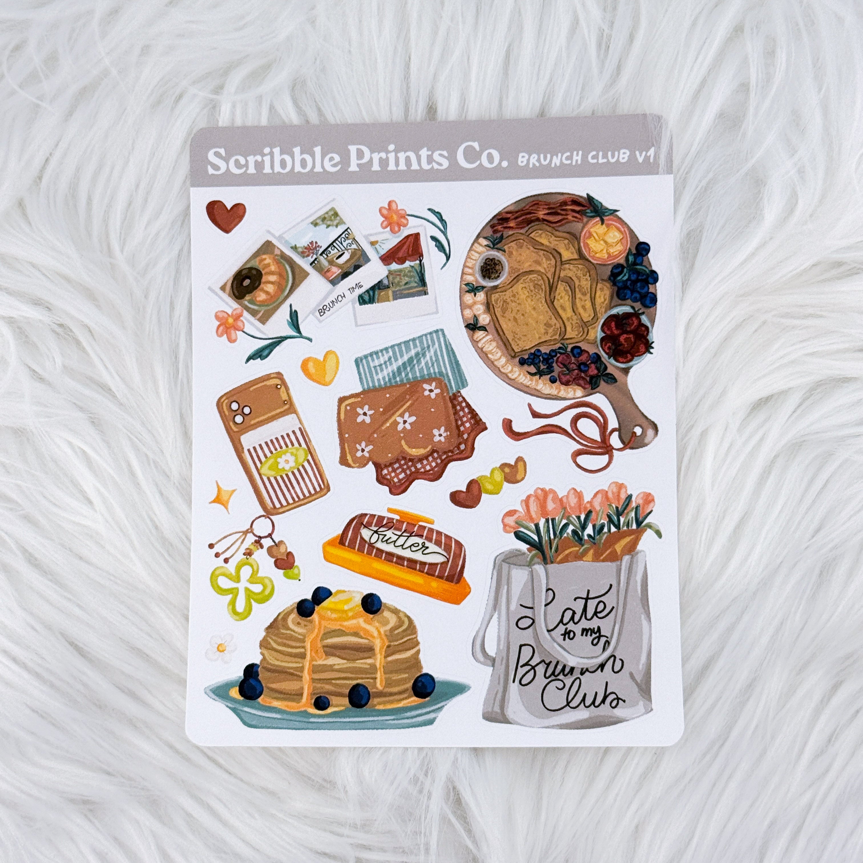 Brunch Club V1 – Deco // Matte Journal Stickers