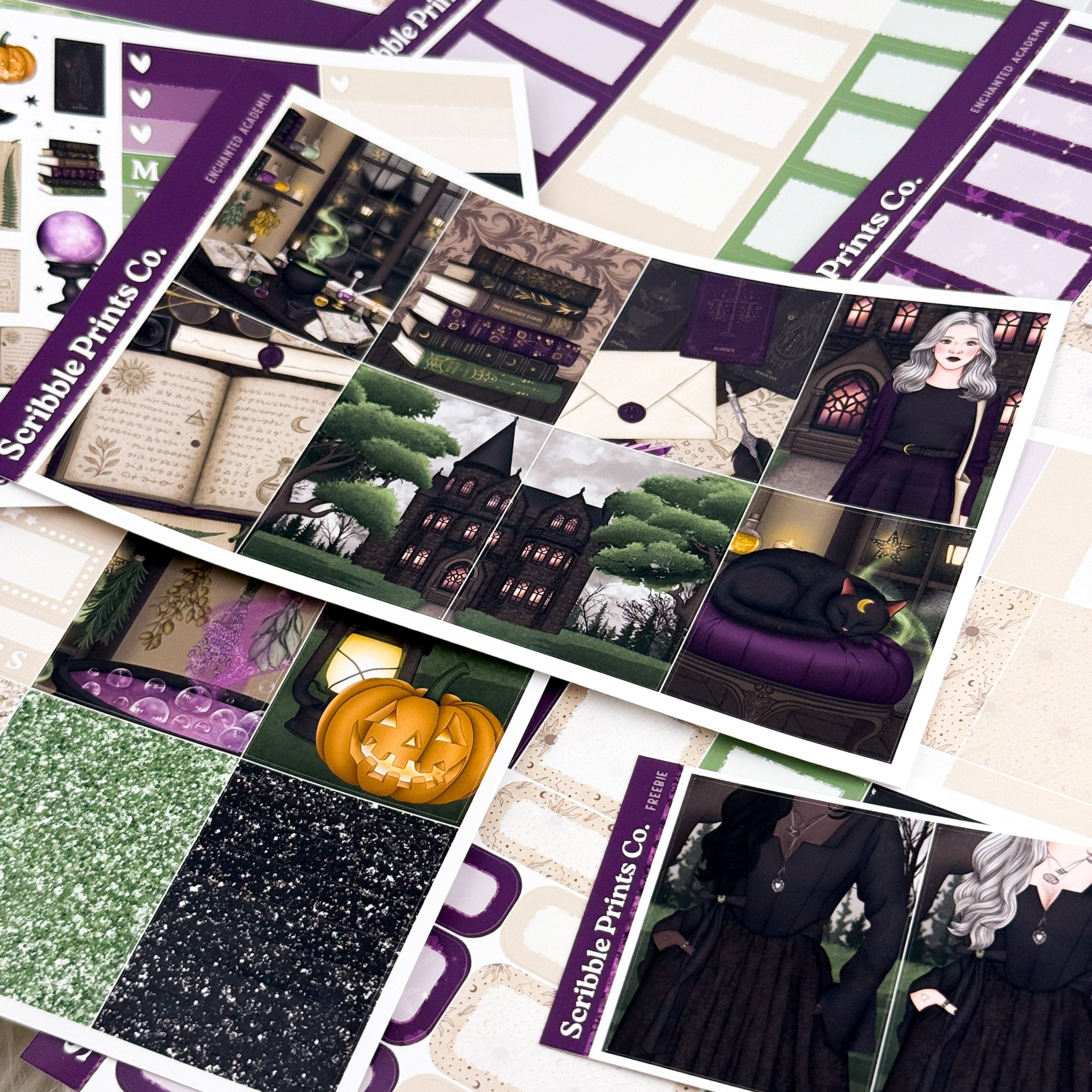 Enchanted Academia – Glossy Weekly Planner Kit