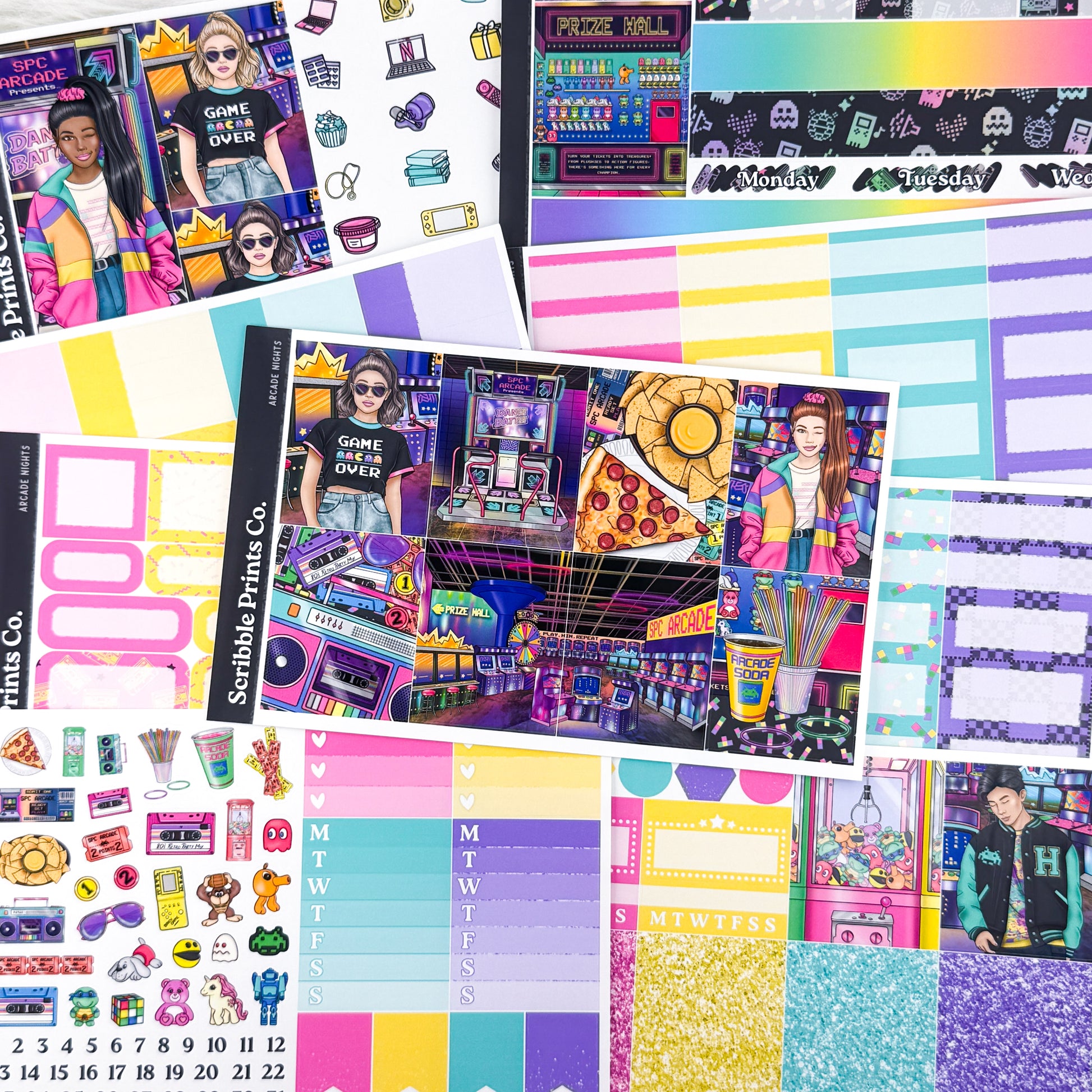 Weekly Planner Stickers - SPC Sticker Club