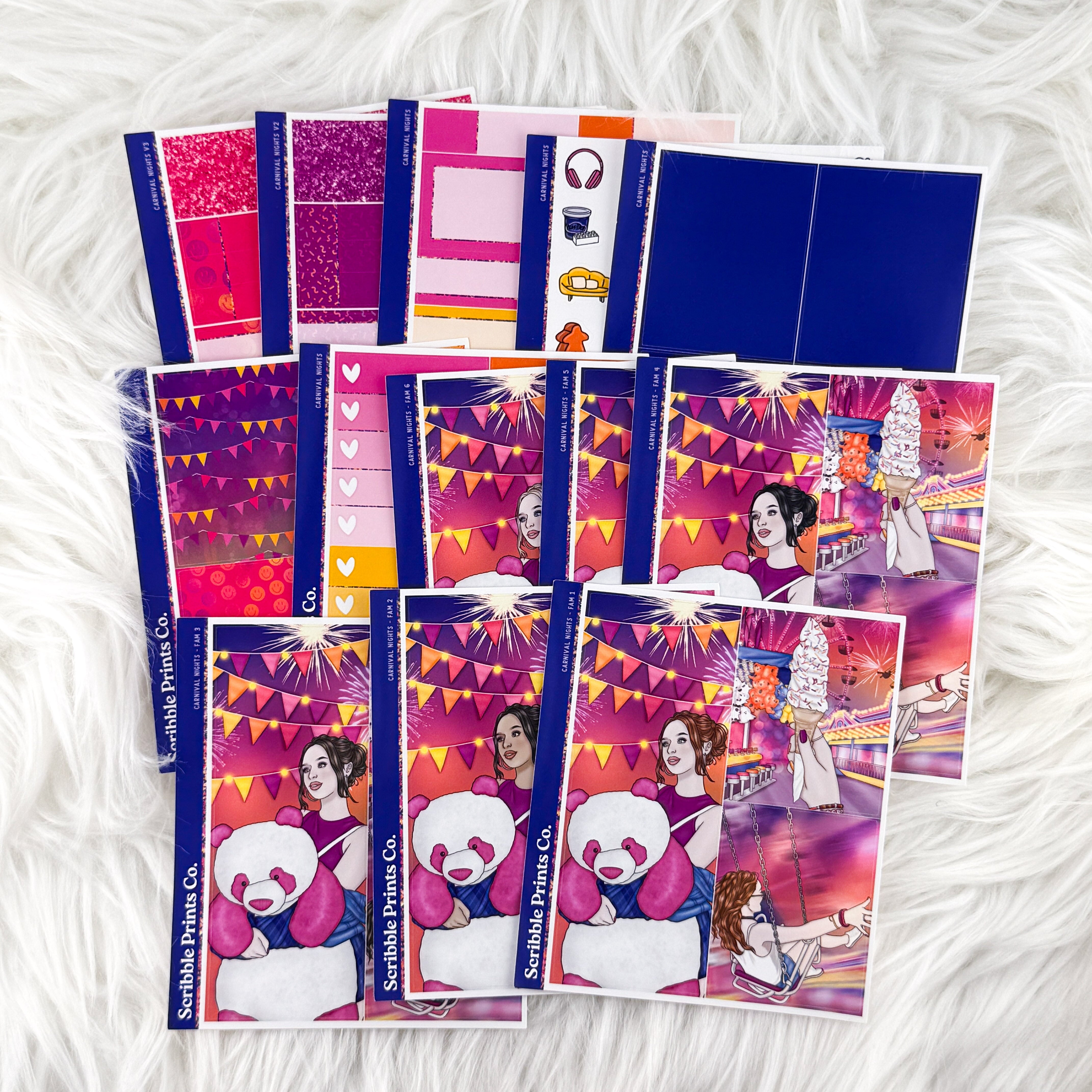 Carnival Nights – Glossy Weekly Kit Add-Ons