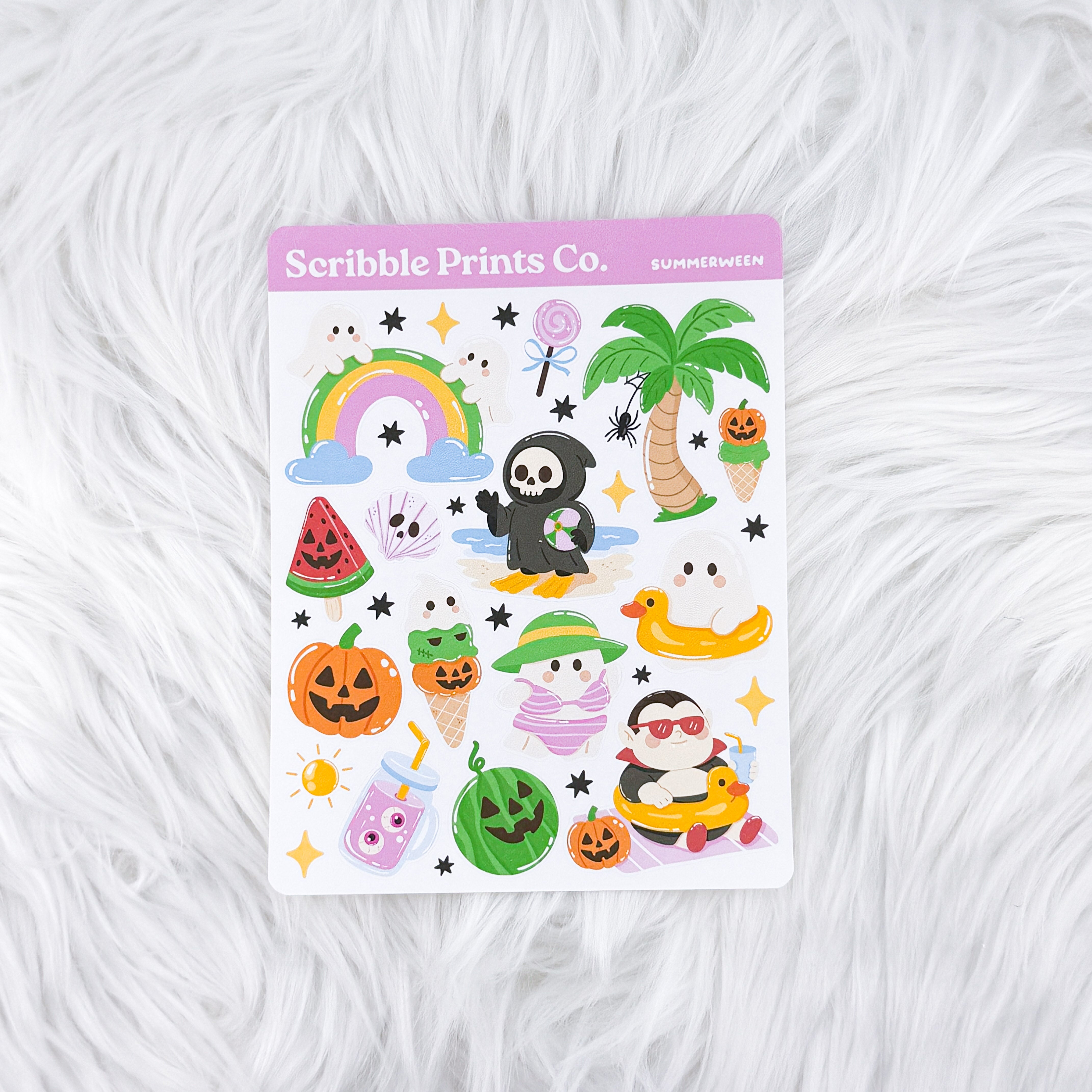 Summerween – Deco // Matte Journal Stickers