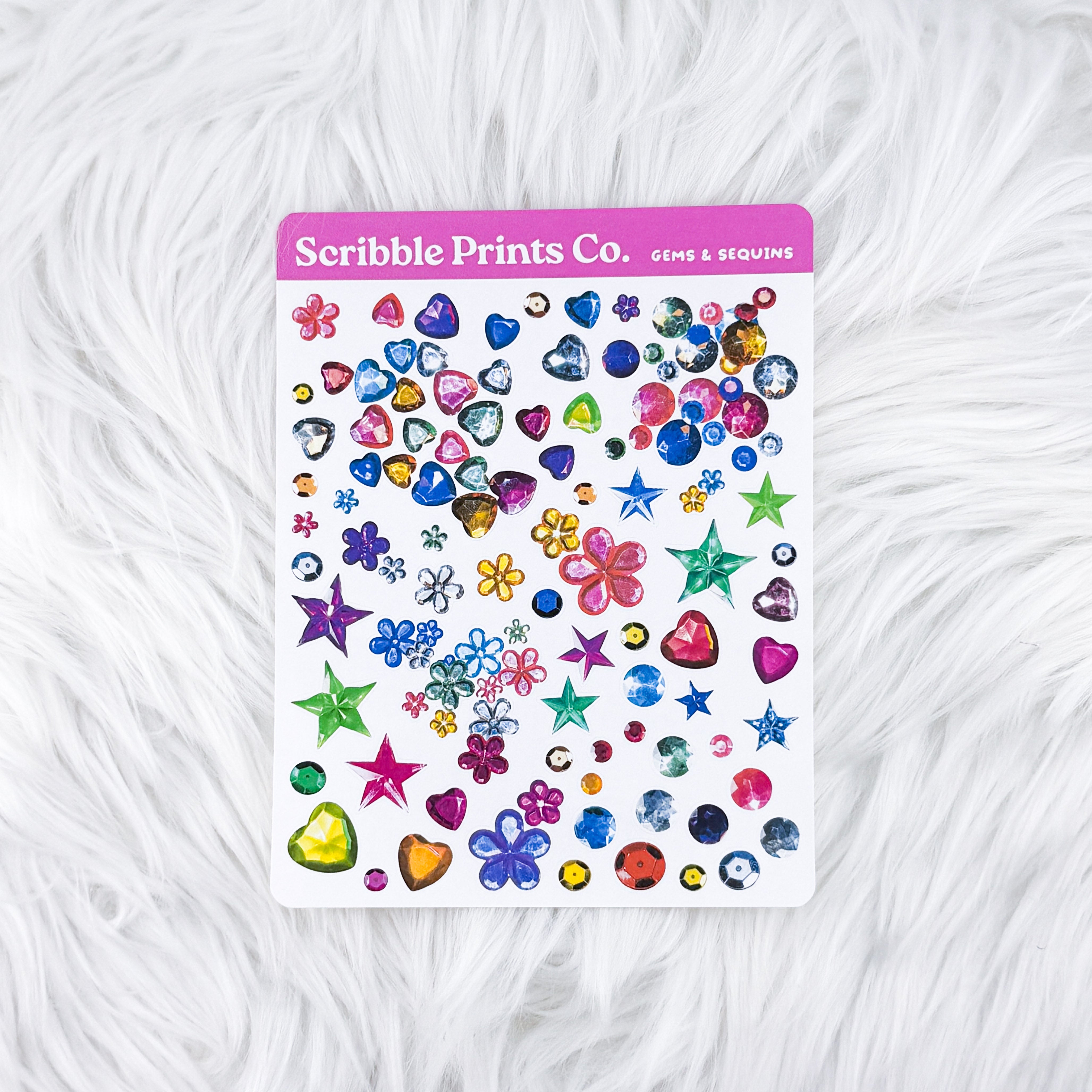 Gems & Sequins – Deco // Matte Journal Stickers