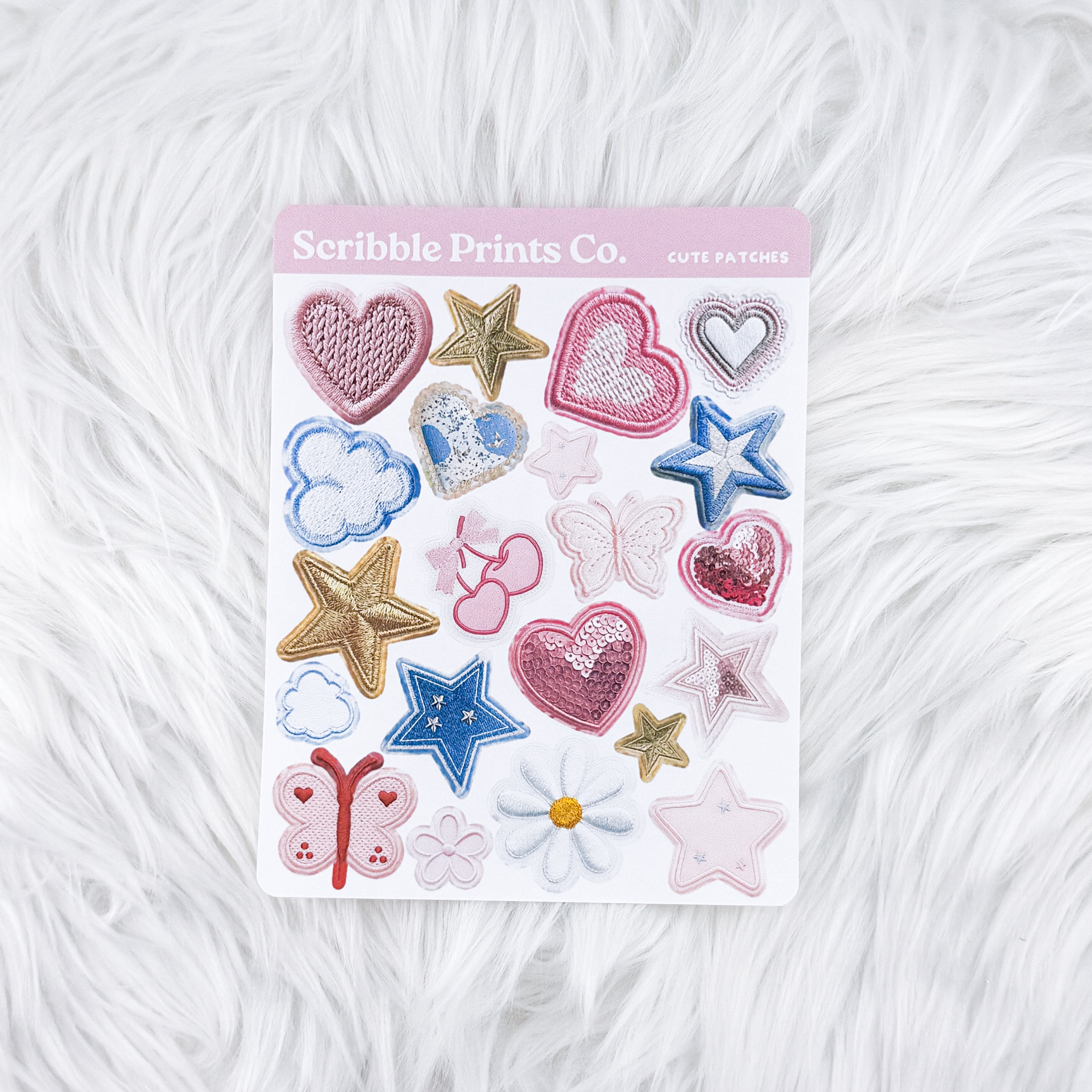 Cute Patches – Deco // Matte Journal Stickers