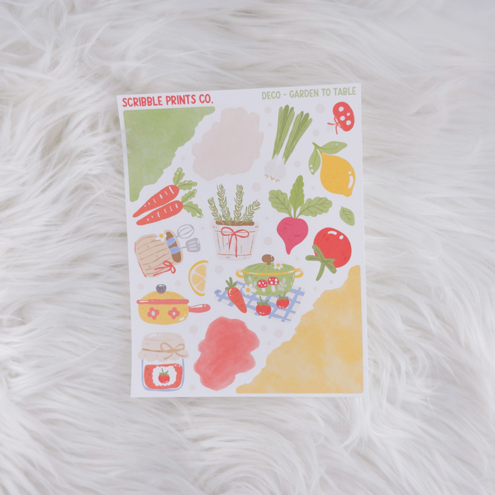 Garden To Table – Deco // Matte Journal Stickers