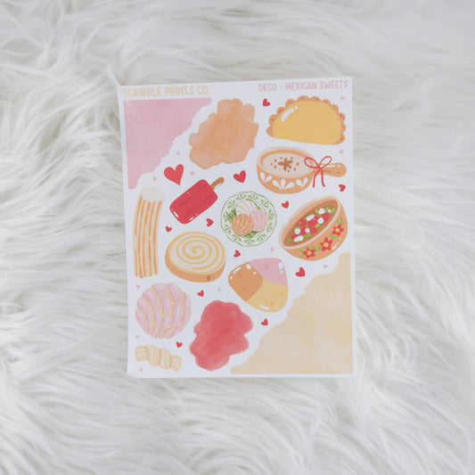 Mexican Sweets – Deco // Matte Journal Stickers