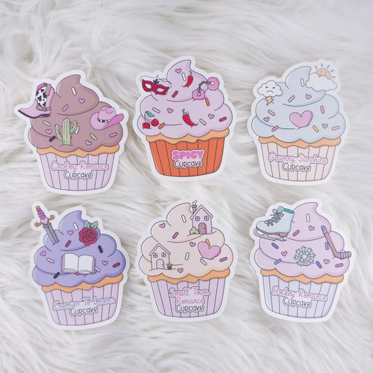 Trope Cupcake Bundle // Matte Deco Sticker Set for Journals