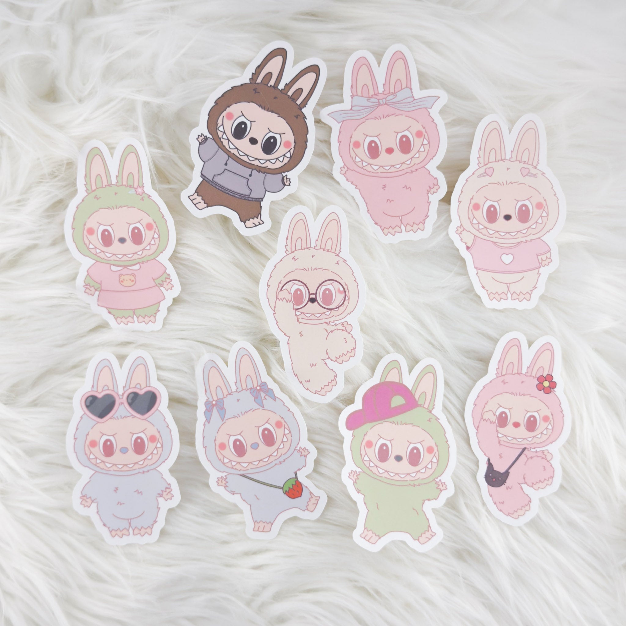 Monster Bundle // Matte Deco Sticker Set for Journals